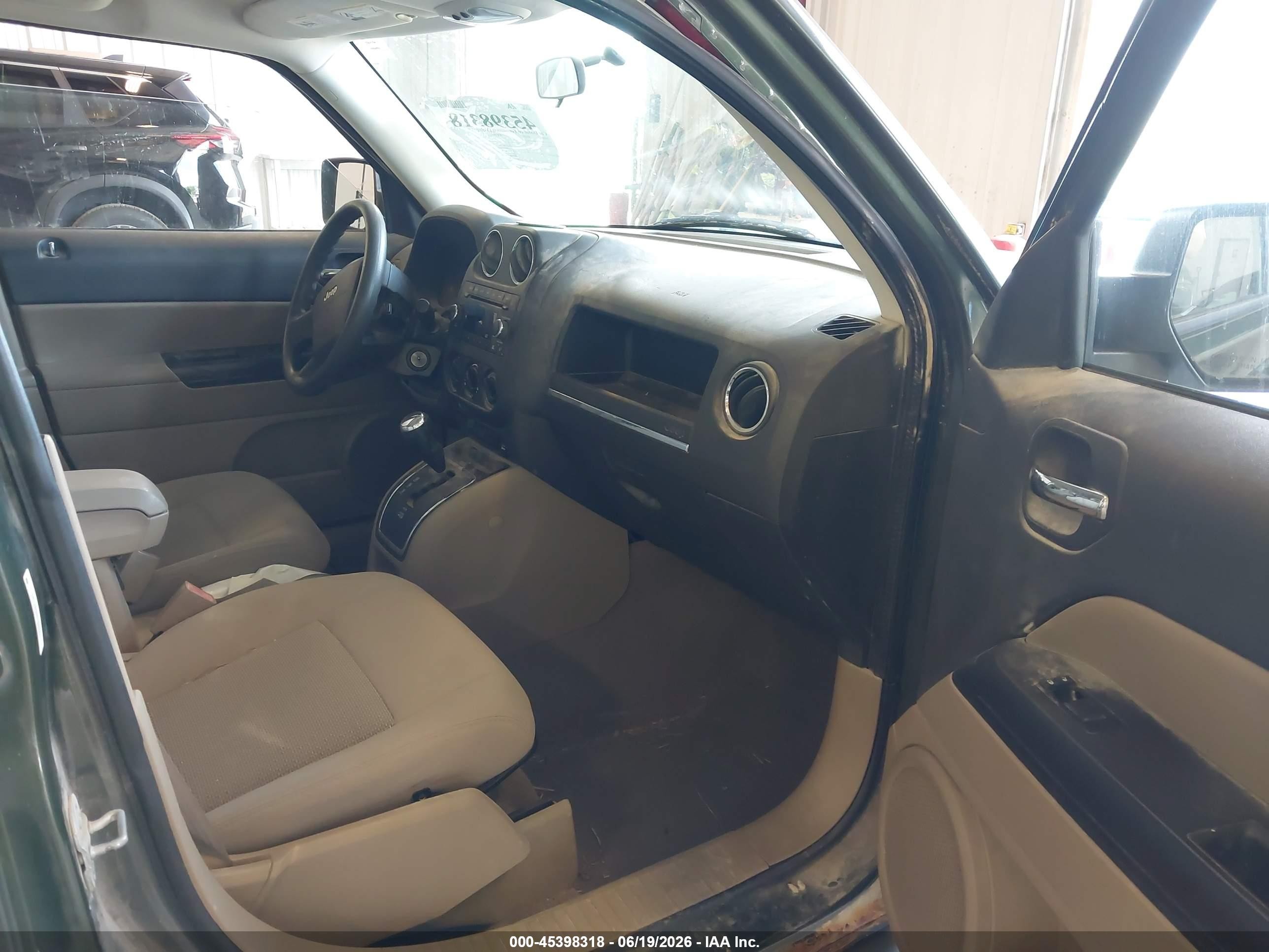 2009 Jeep Patriot Sport Green vin: 1J4FT28B89D194537
