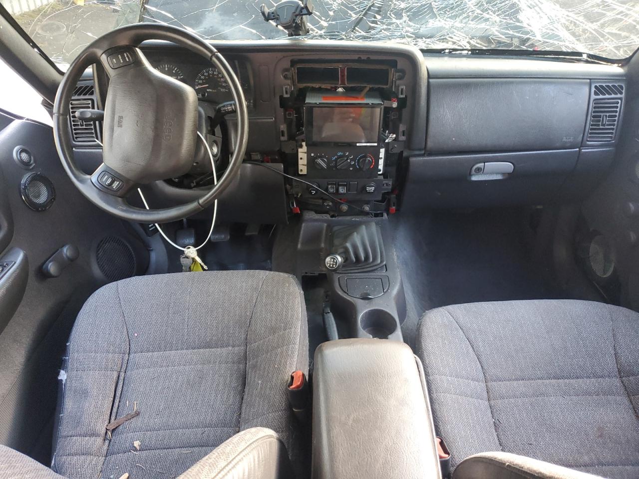 1999 Jeep Cherokee Se Black vin: 1J4FT28P3XL595475