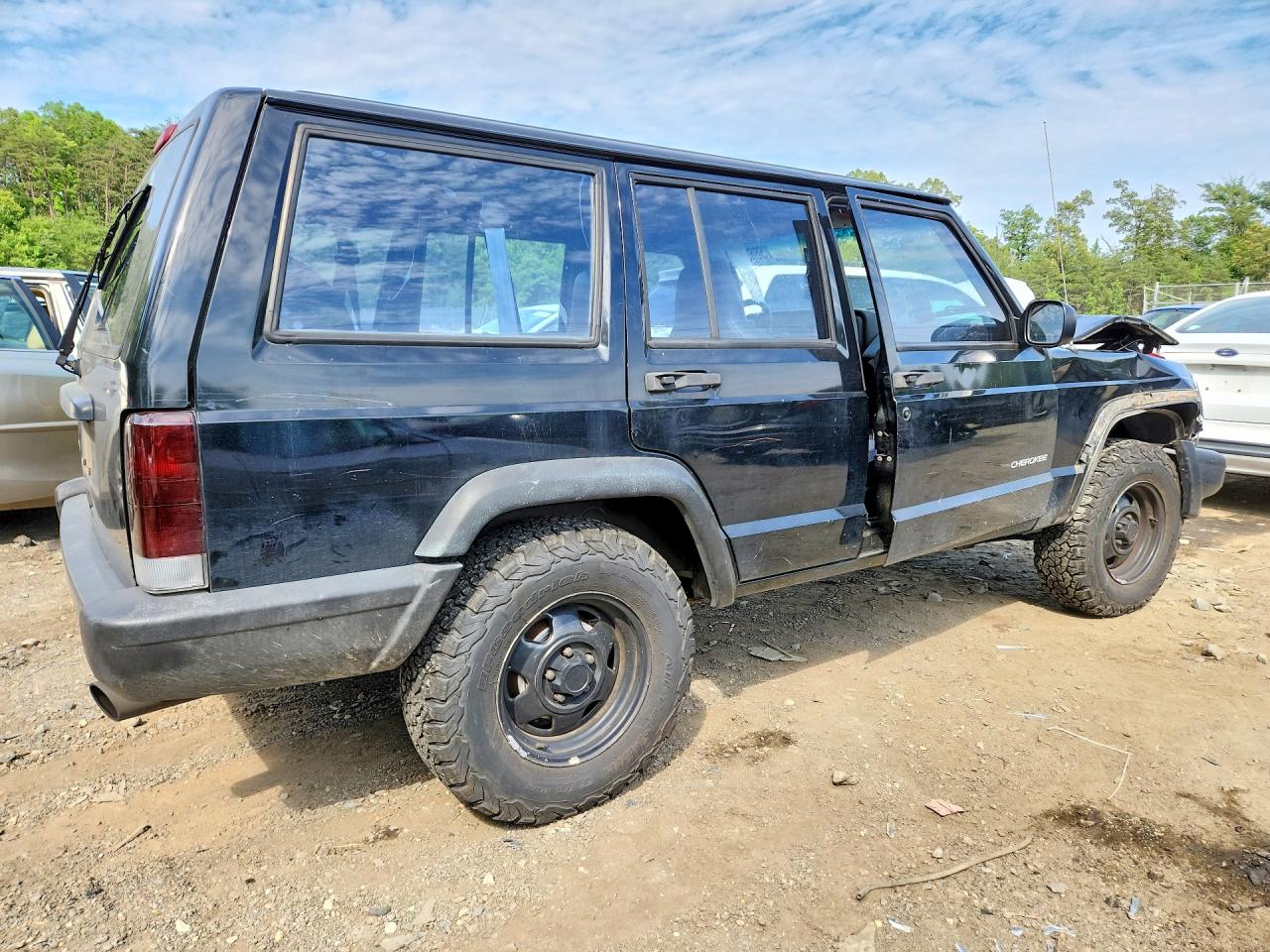 1999 Jeep Cherokee Se Black vin: 1J4FT28P9XL621996
