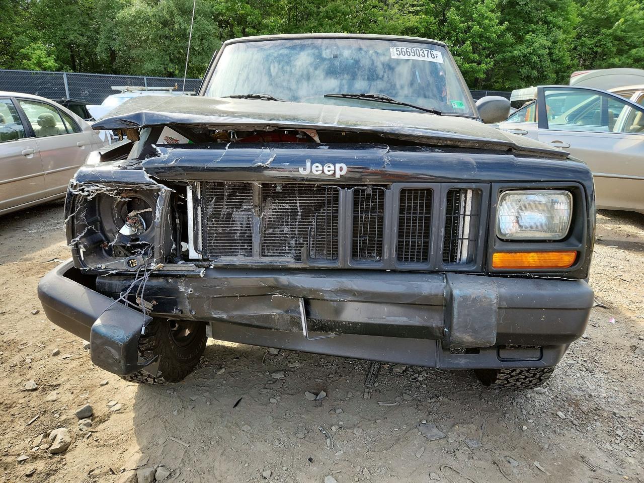 1999 Jeep Cherokee Se Black vin: 1J4FT28P9XL621996