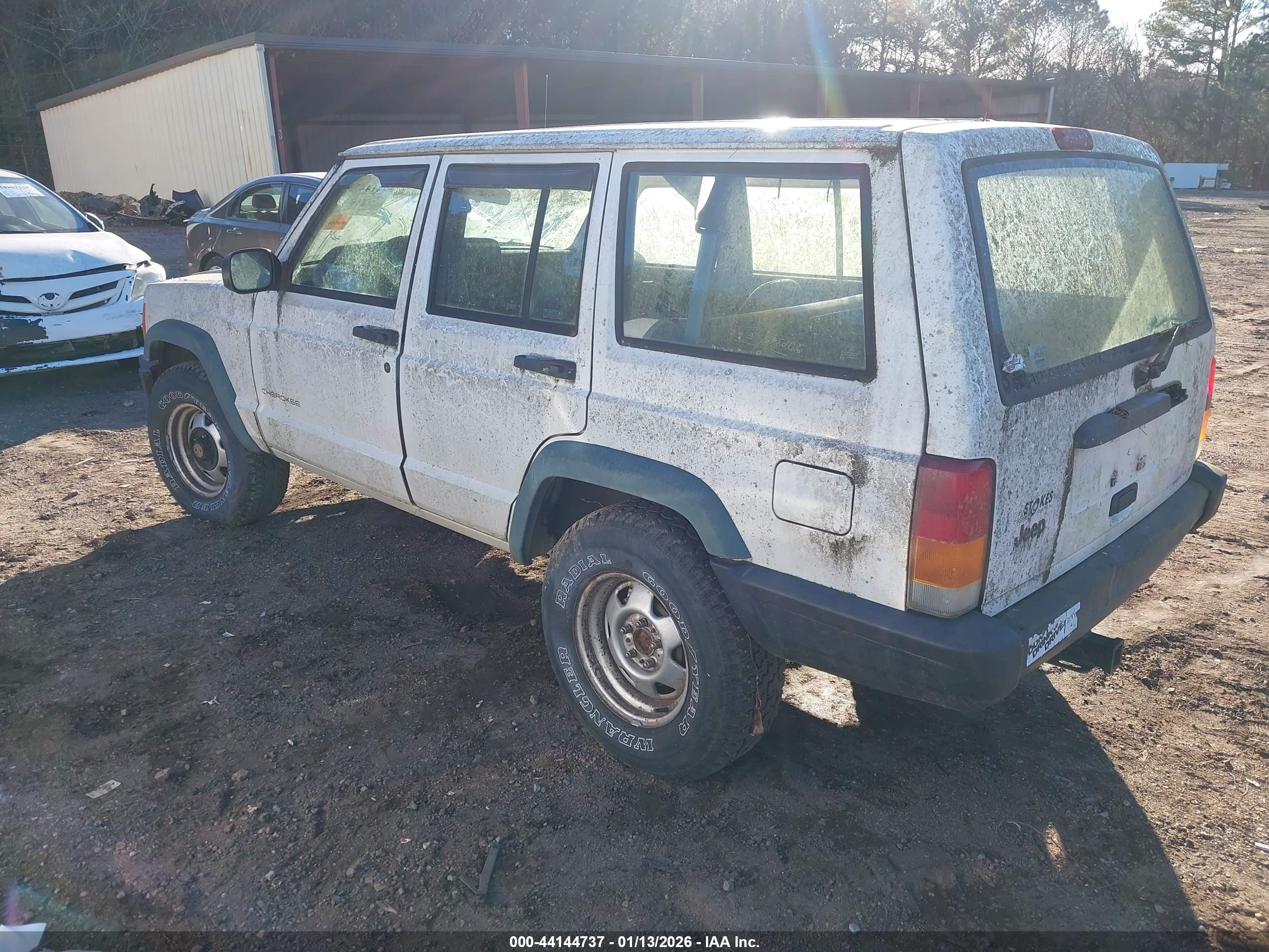 1997 Jeep Cherokee Se White vin: 1J4FT28S0VL538460