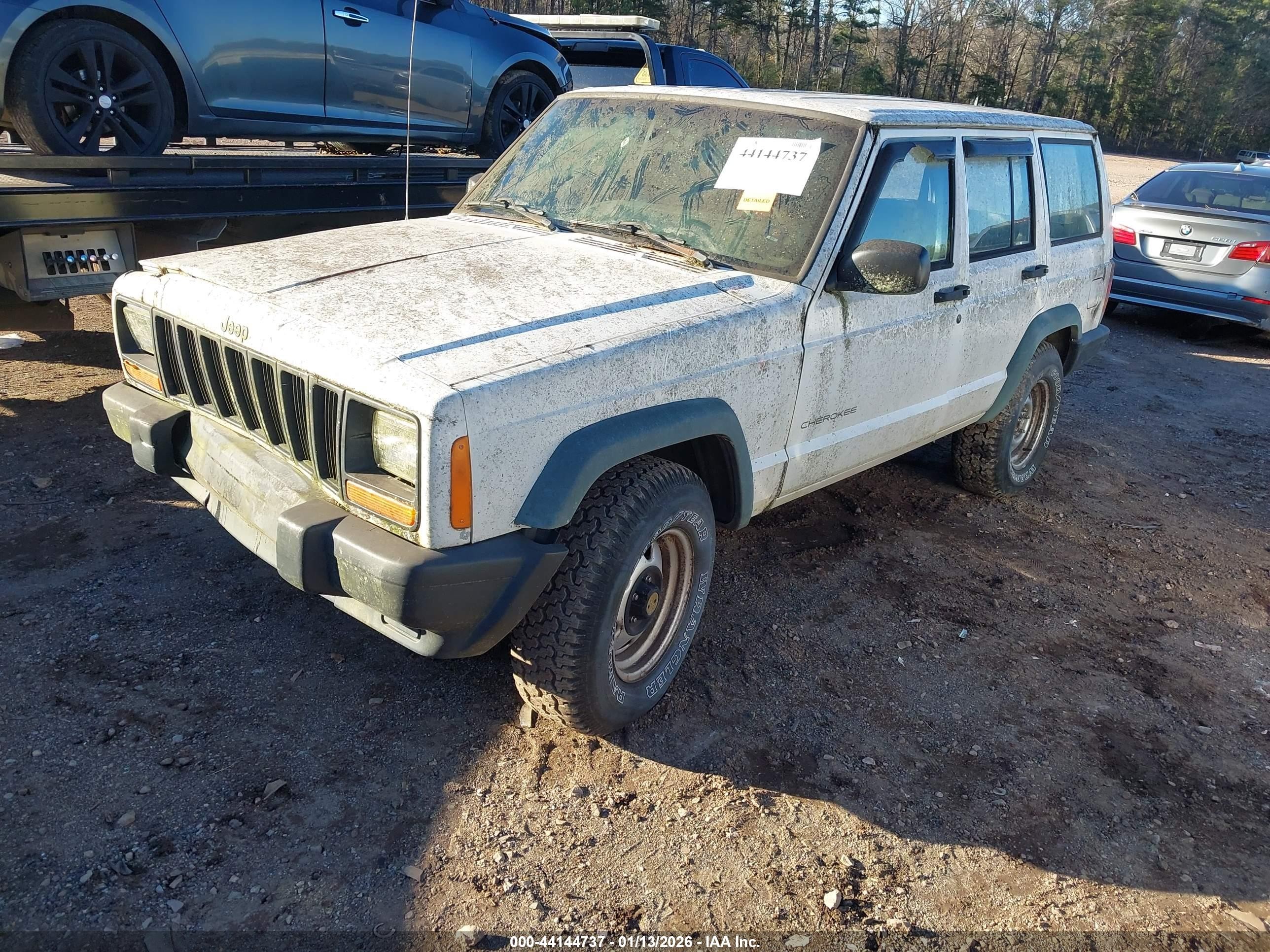 1997 Jeep Cherokee Se White vin: 1J4FT28S0VL538460