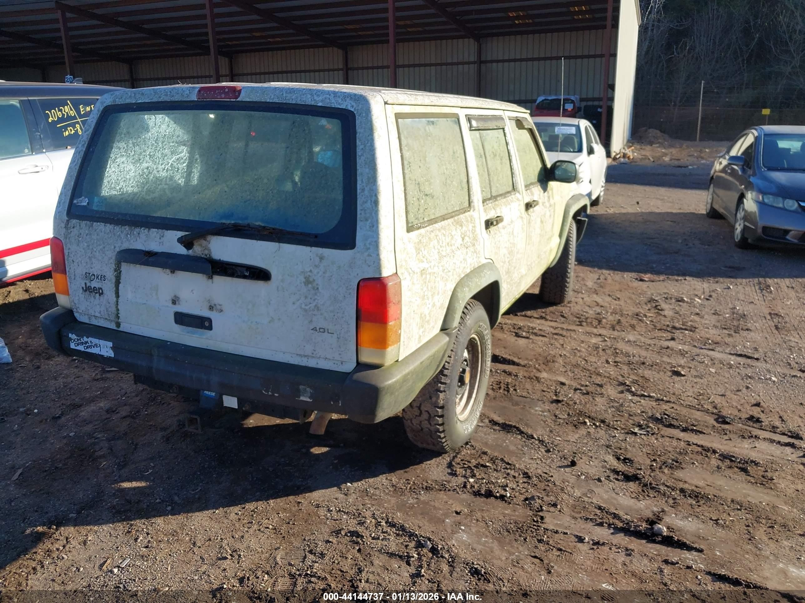 1997 Jeep Cherokee Se White vin: 1J4FT28S0VL538460