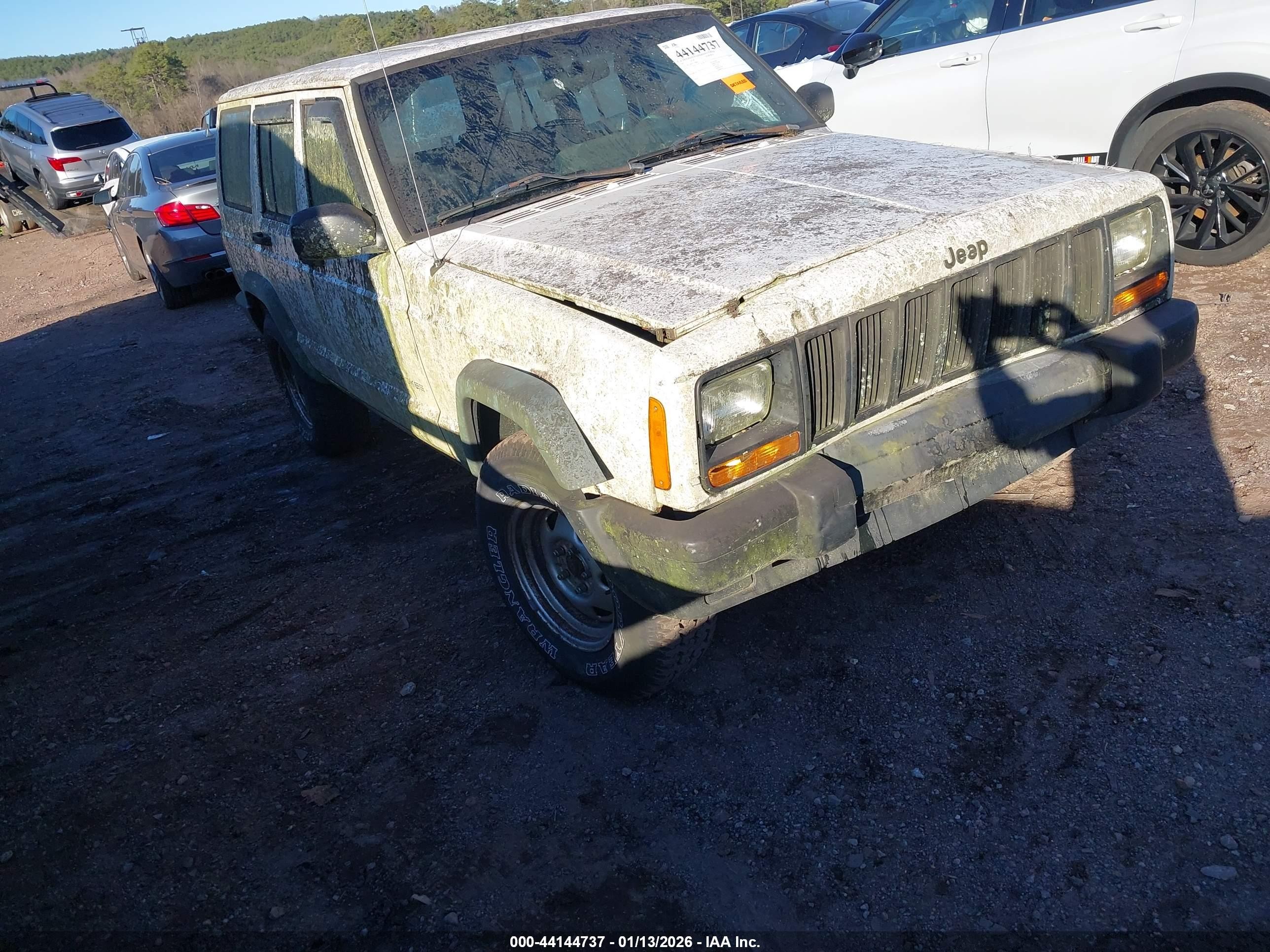 1997 Jeep Cherokee Se White vin: 1J4FT28S0VL538460