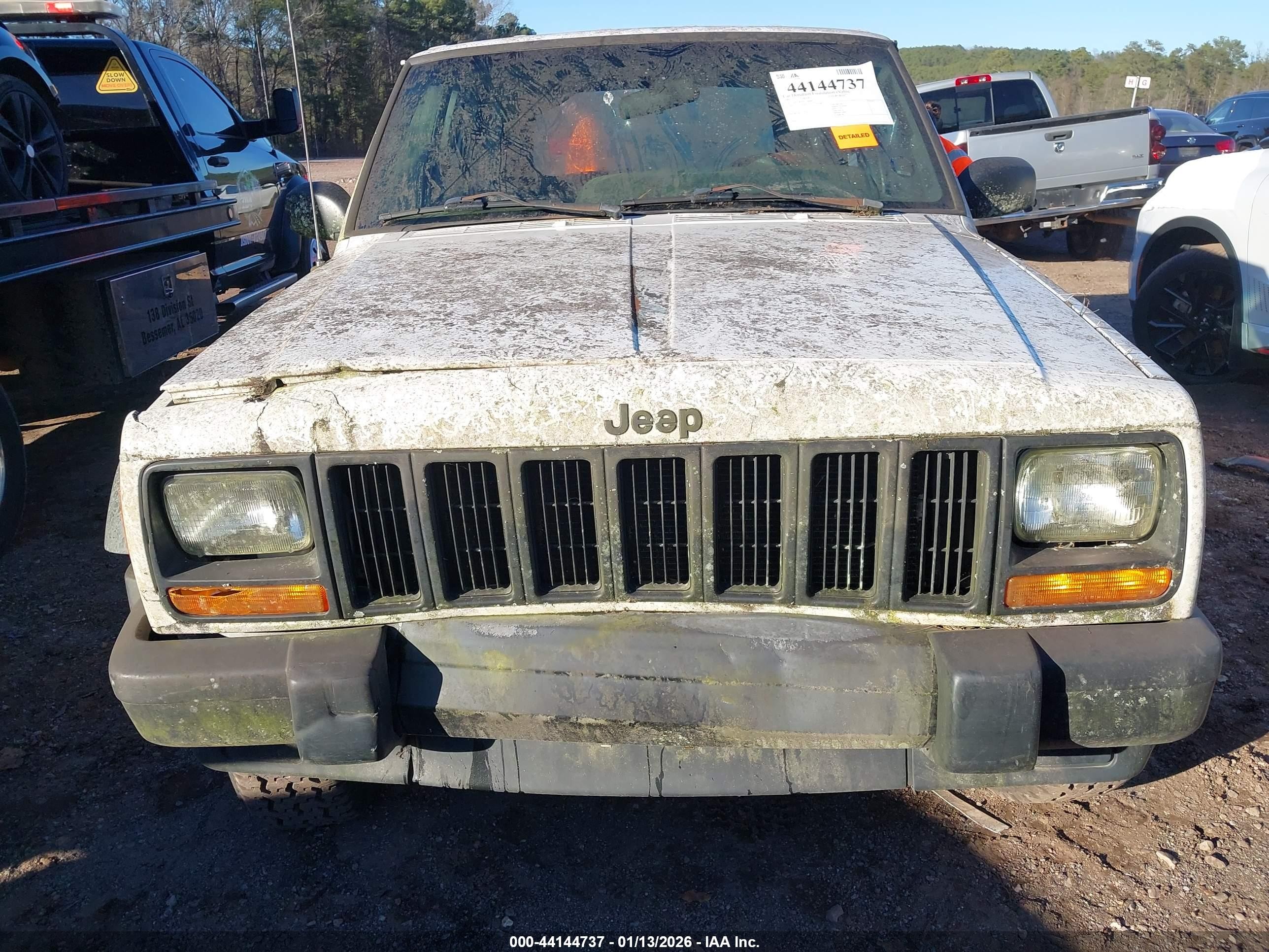 1997 Jeep Cherokee Se White vin: 1J4FT28S0VL538460