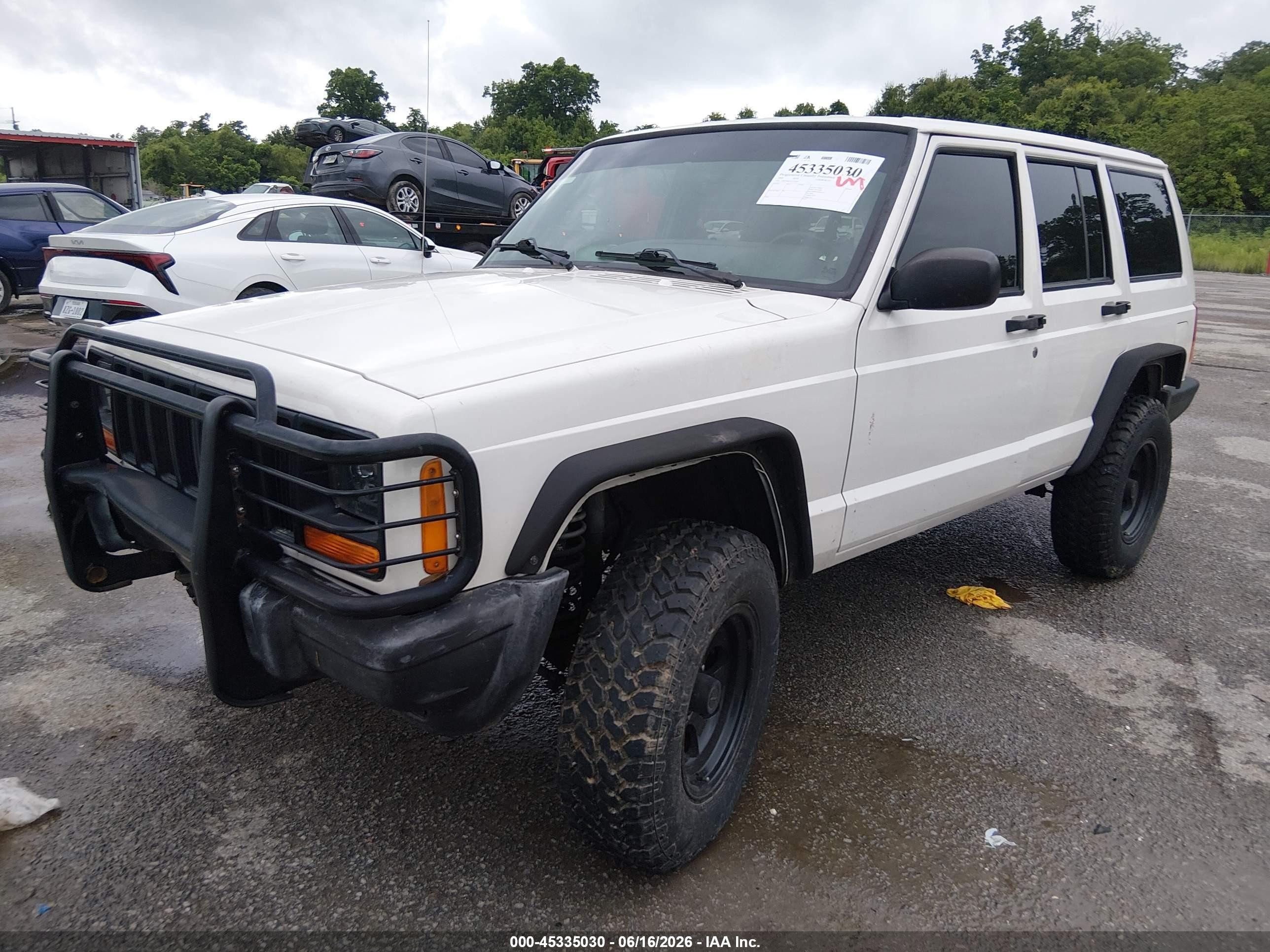 2000 Jeep Cherokee Se Белый vin: 1J4FT28S1YL171962