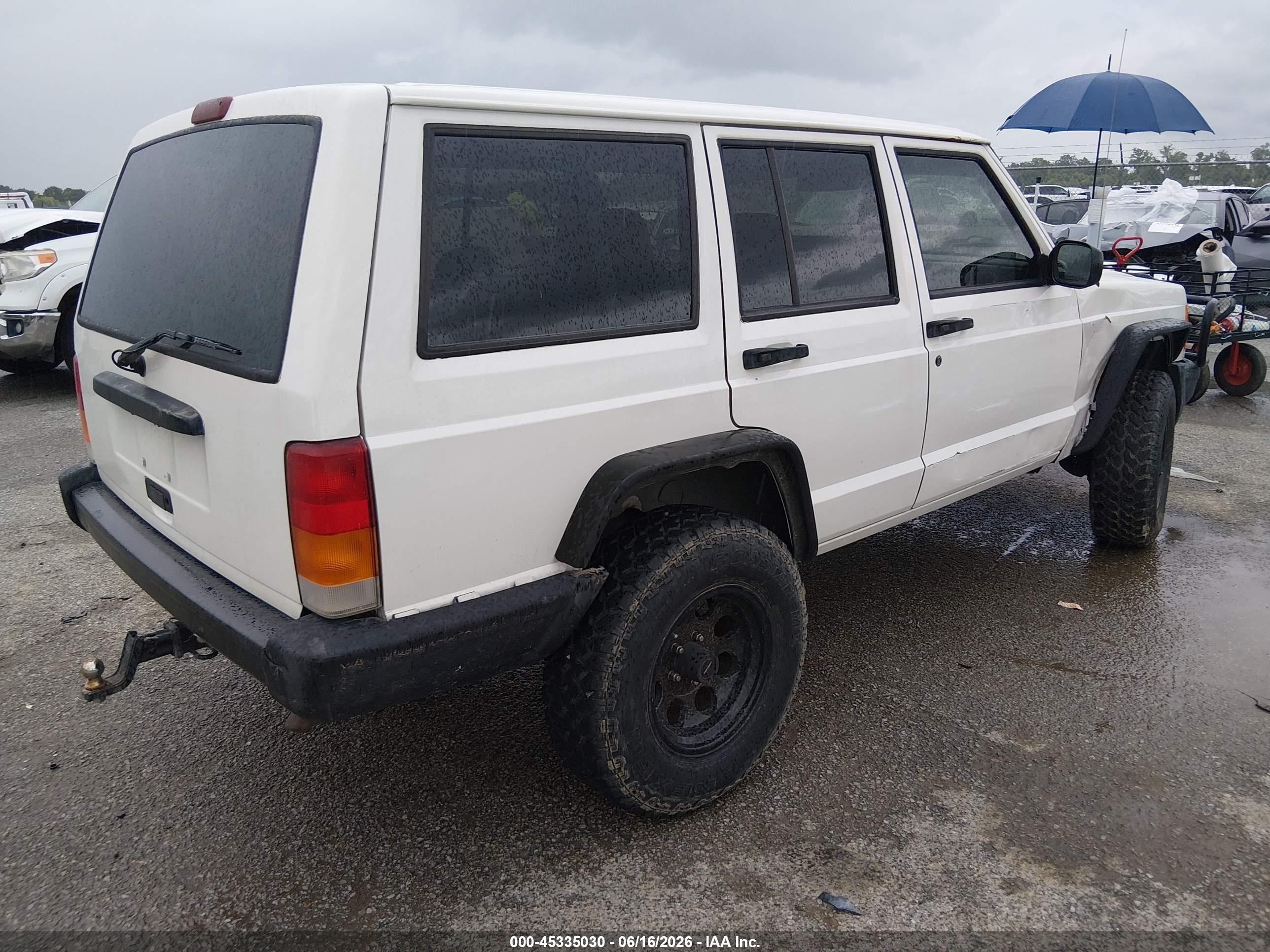 2000 Jeep Cherokee Se Белый vin: 1J4FT28S1YL171962
