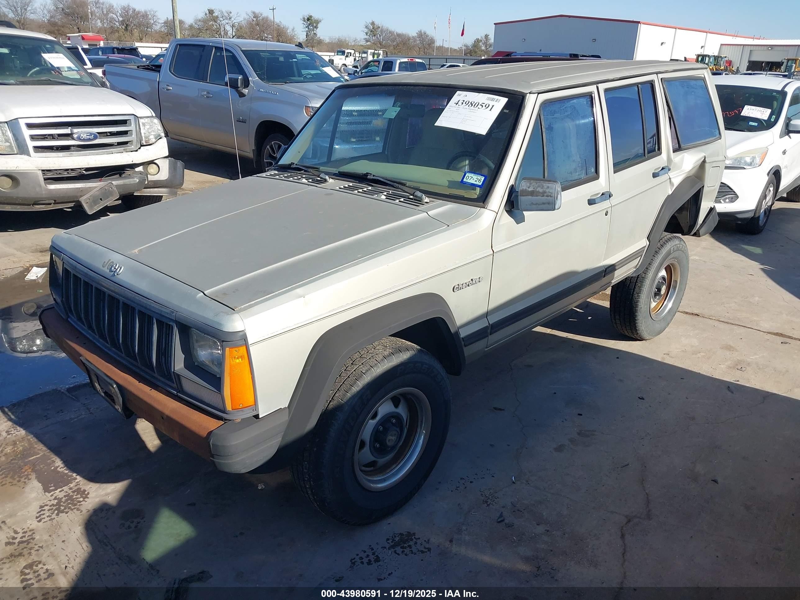 1995 Jeep Cherokee Se Gold vin: 1J4FT28S3SL564725