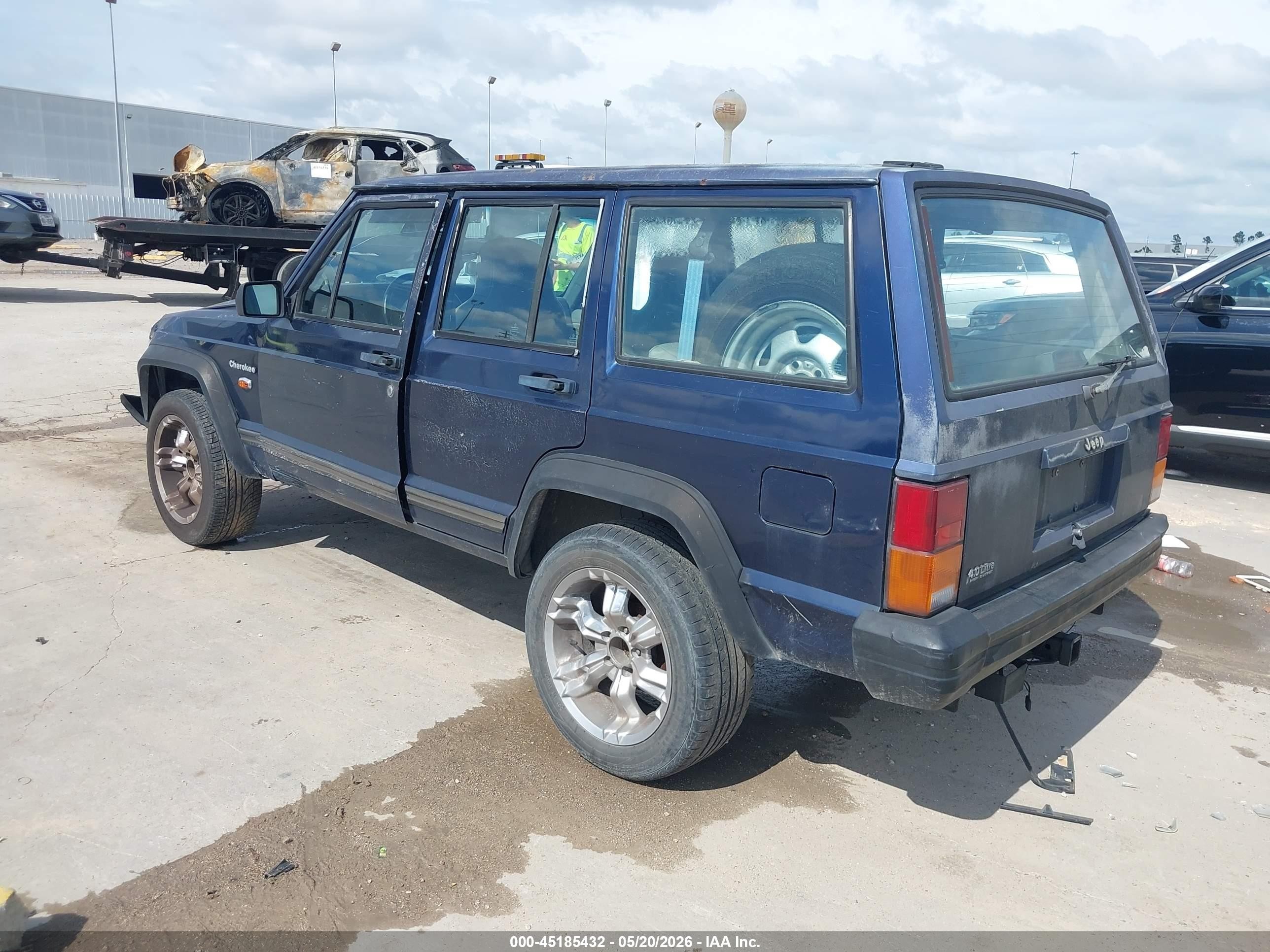 1996 Jeep Cherokee Se Blue vin: 1J4FT28S4TL183855