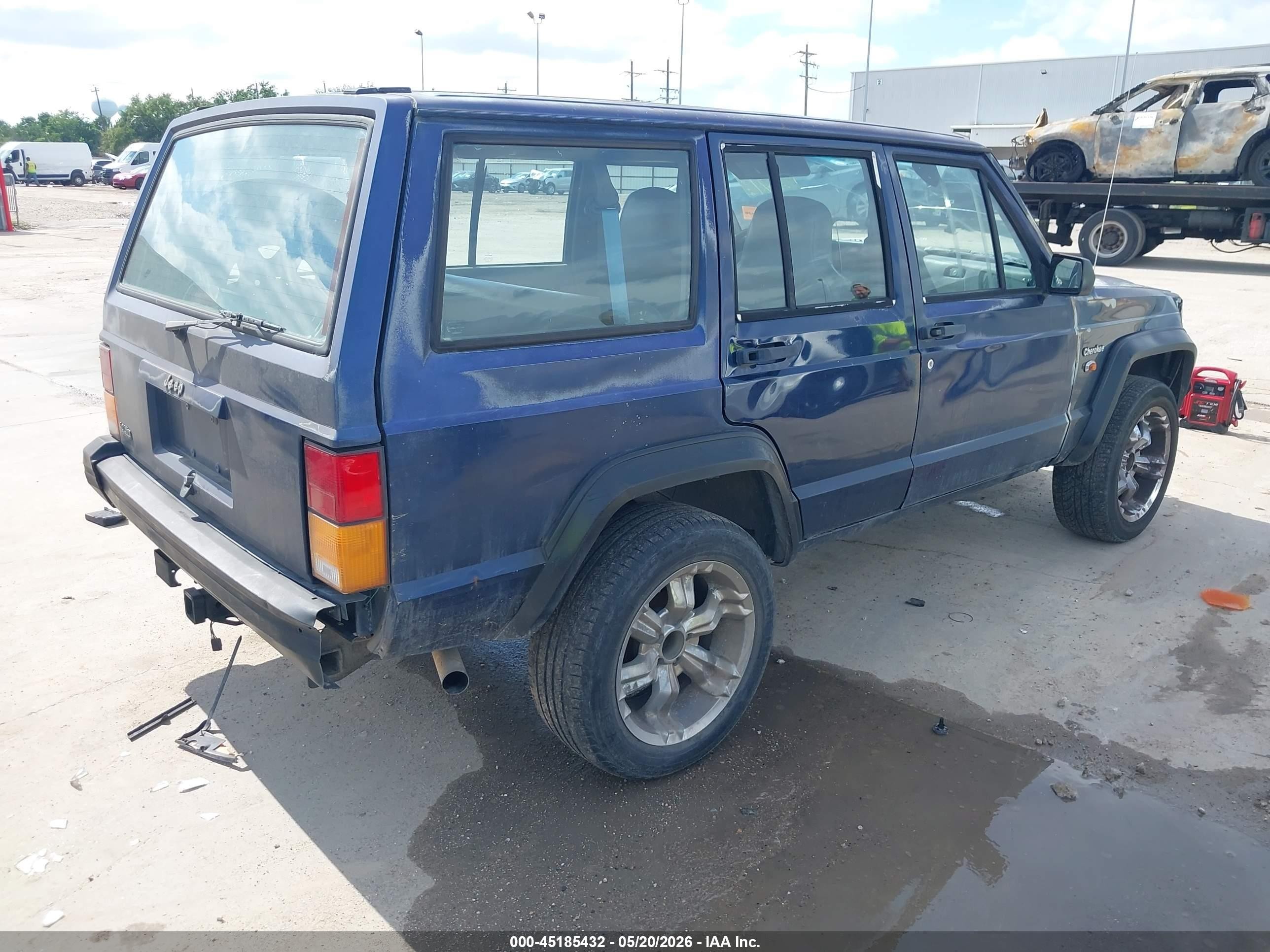 1996 Jeep Cherokee Se Blue vin: 1J4FT28S4TL183855