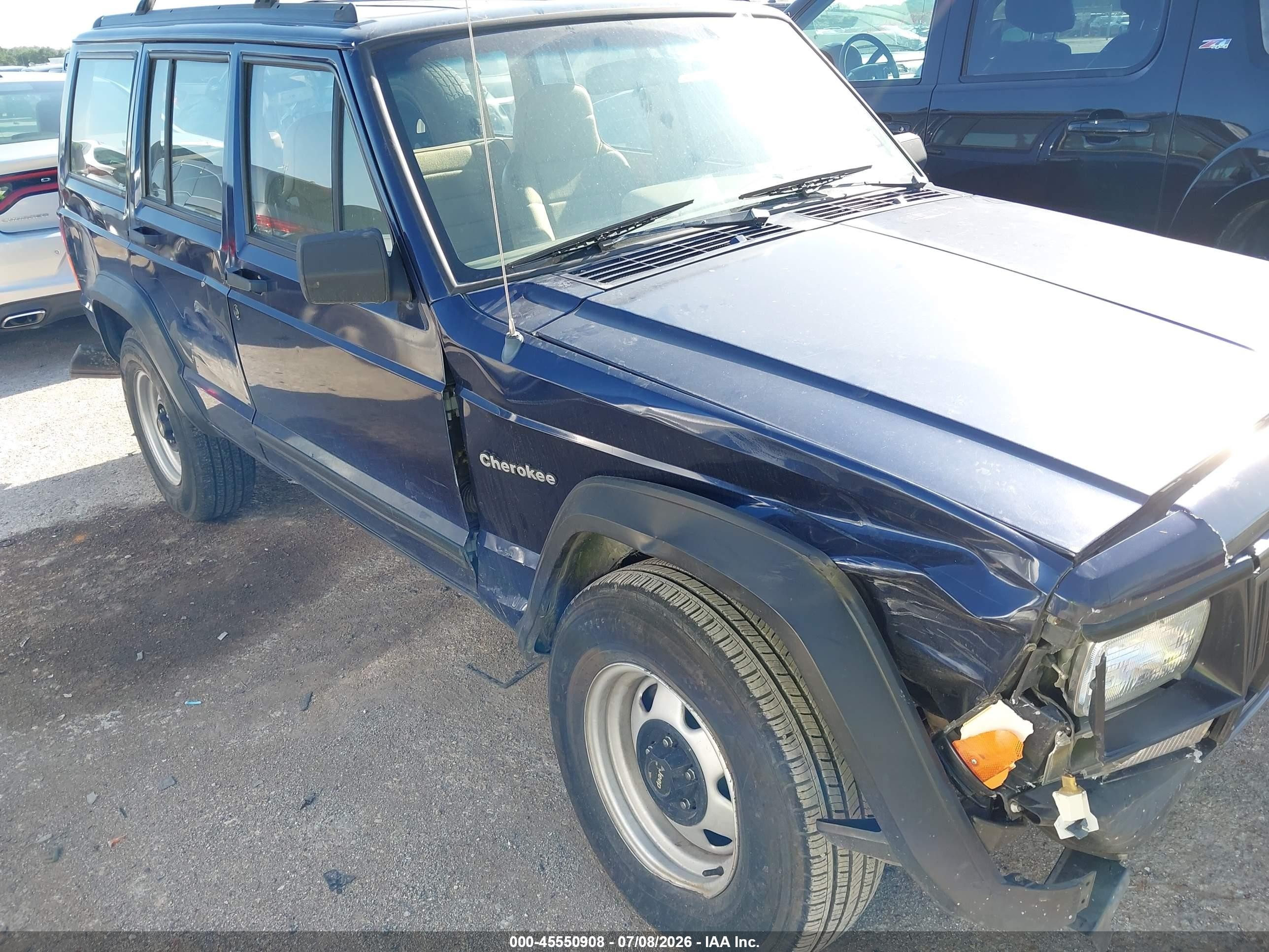1996 Jeep Cherokee Se Dark Blue vin: 1J4FT28S4TL246324