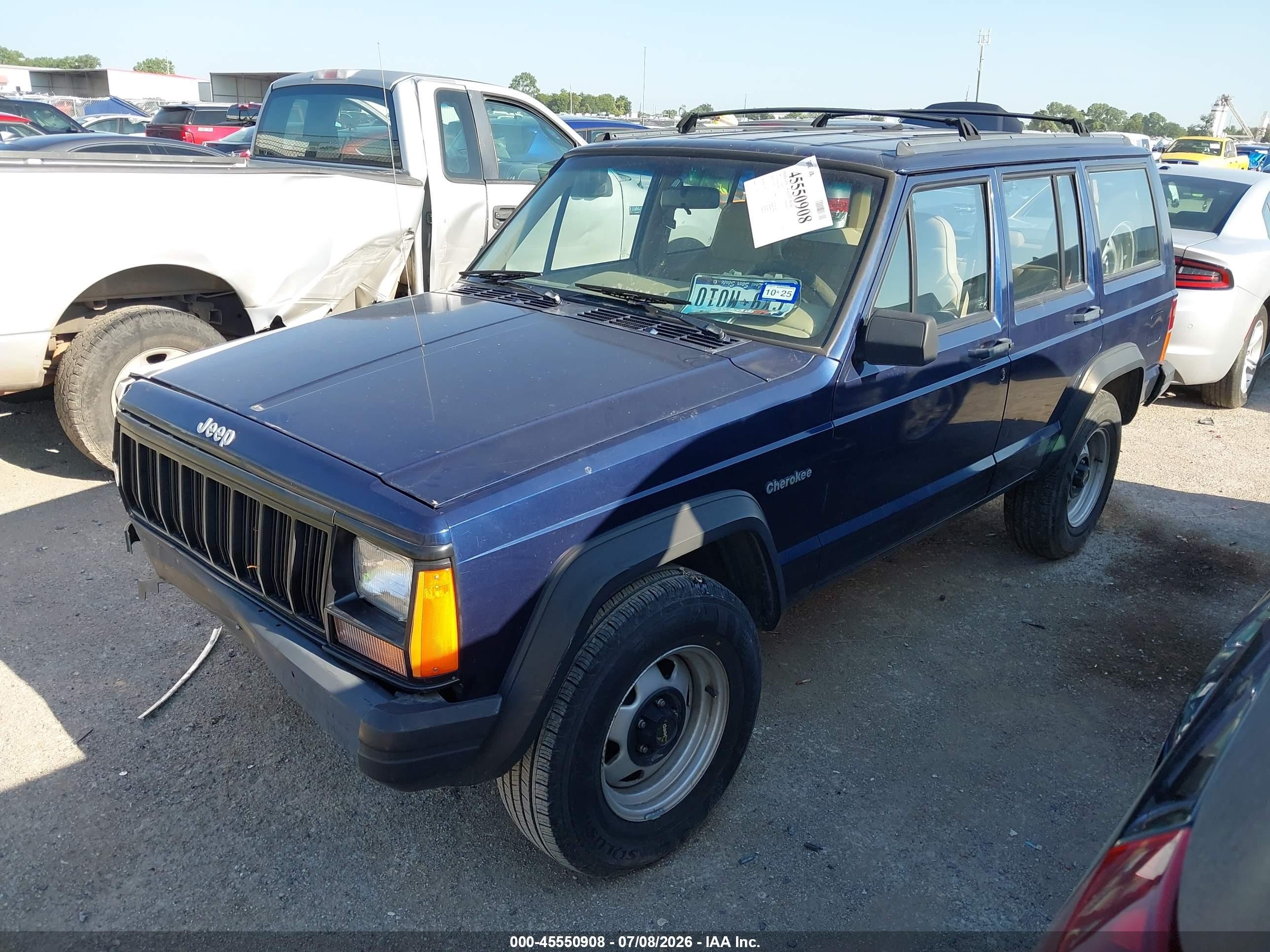 1996 Jeep Cherokee Se Dark Blue vin: 1J4FT28S4TL246324