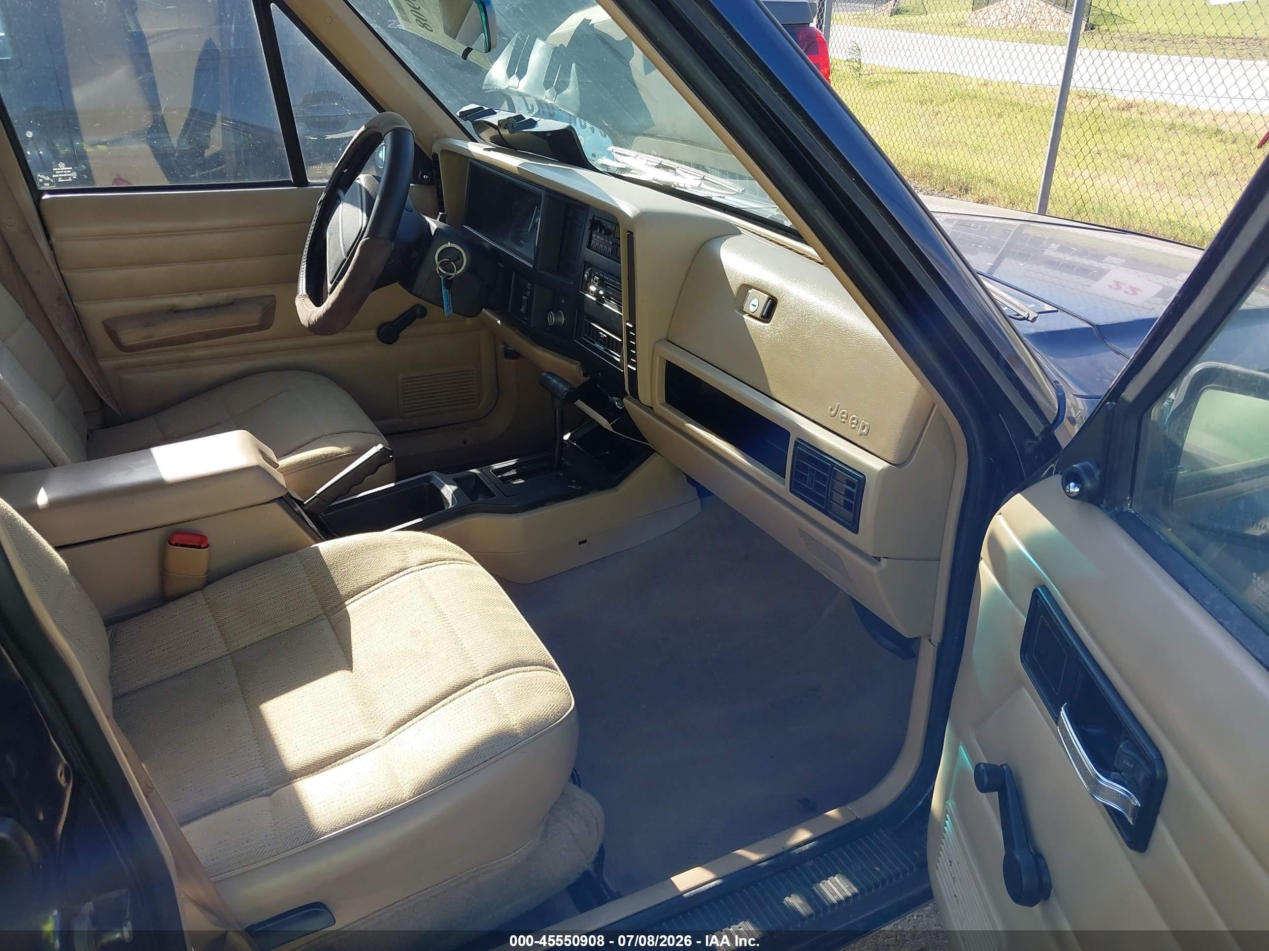 1996 Jeep Cherokee Se Dark Blue vin: 1J4FT28S4TL246324