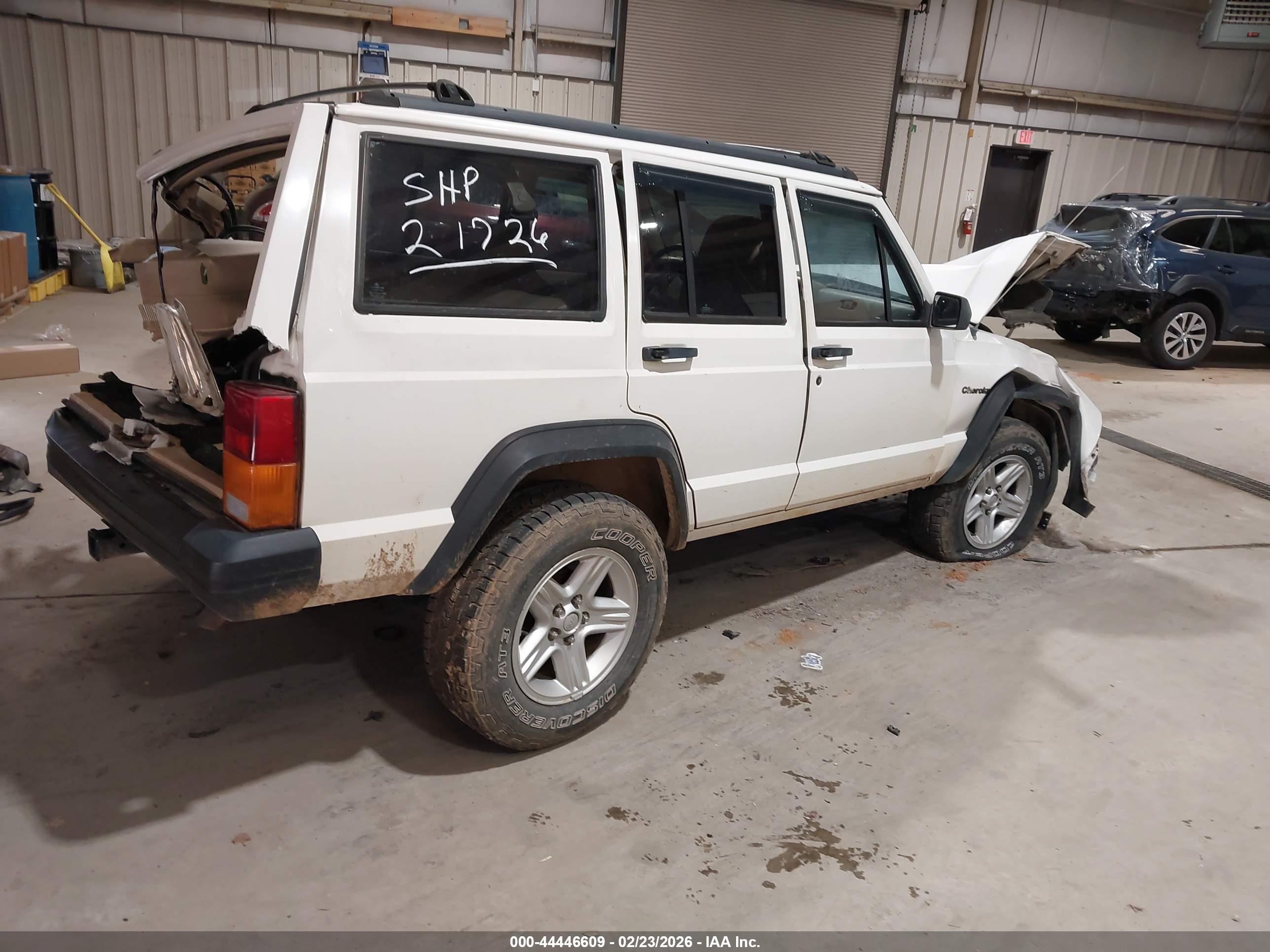 1996 Jeep Cherokee Se White vin: 1J4FT28S6TL181198