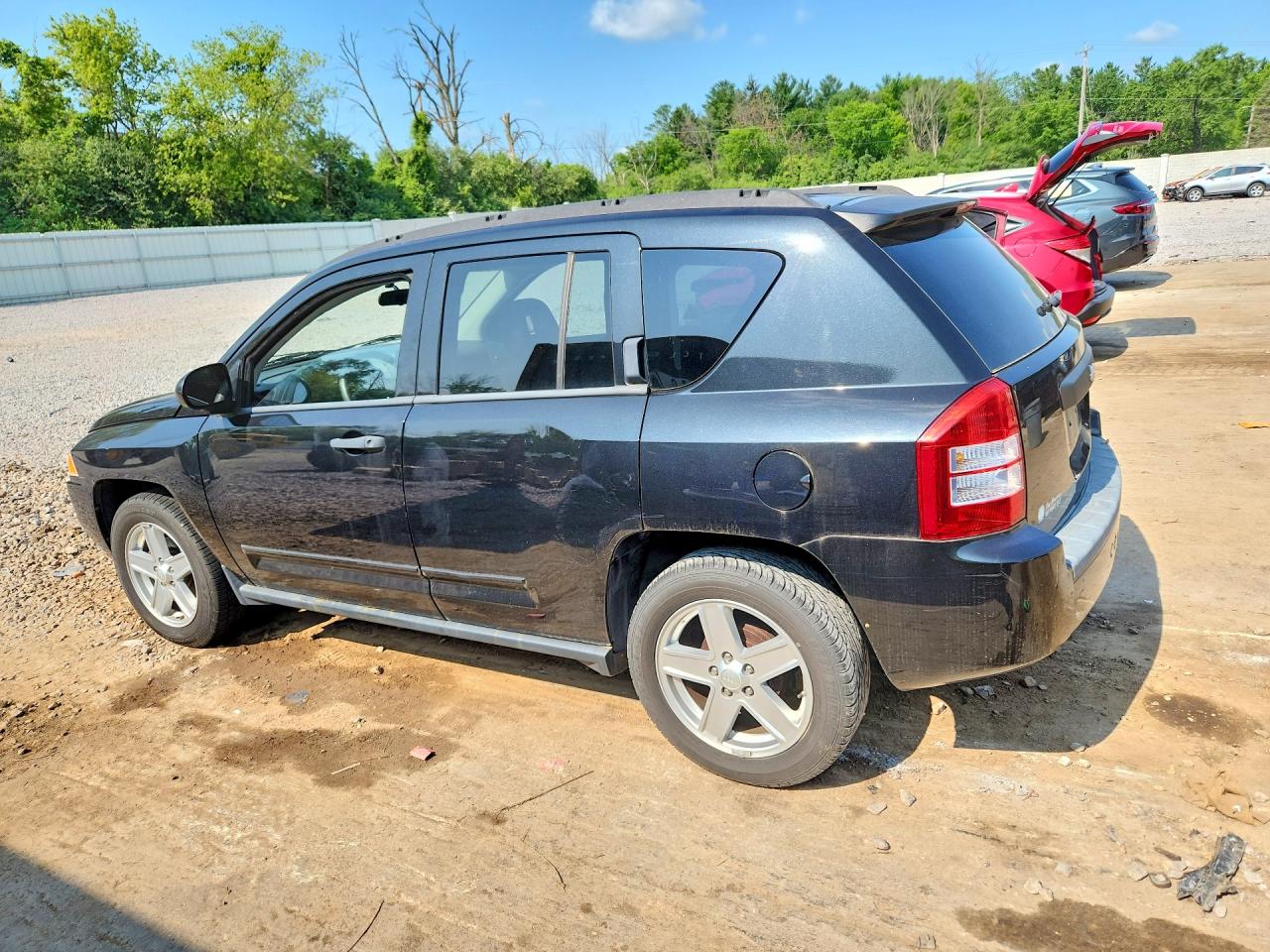 2009 Jeep Compass Sport Black vin: 1J4FT47A29D139814