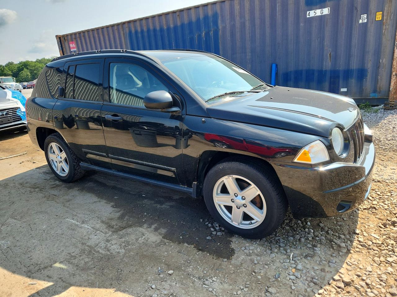 2009 Jeep Compass Sport Black vin: 1J4FT47A29D139814