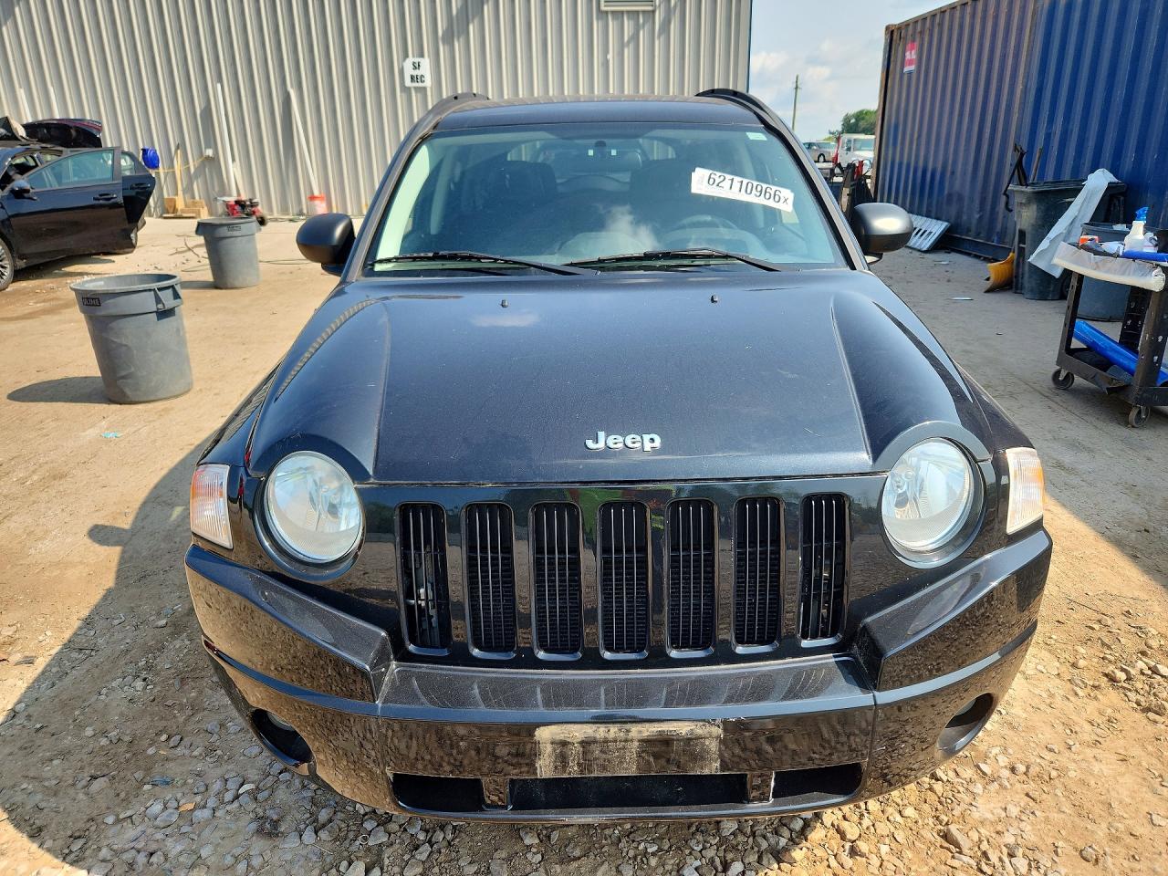 2009 Jeep Compass Sport Black vin: 1J4FT47A29D139814