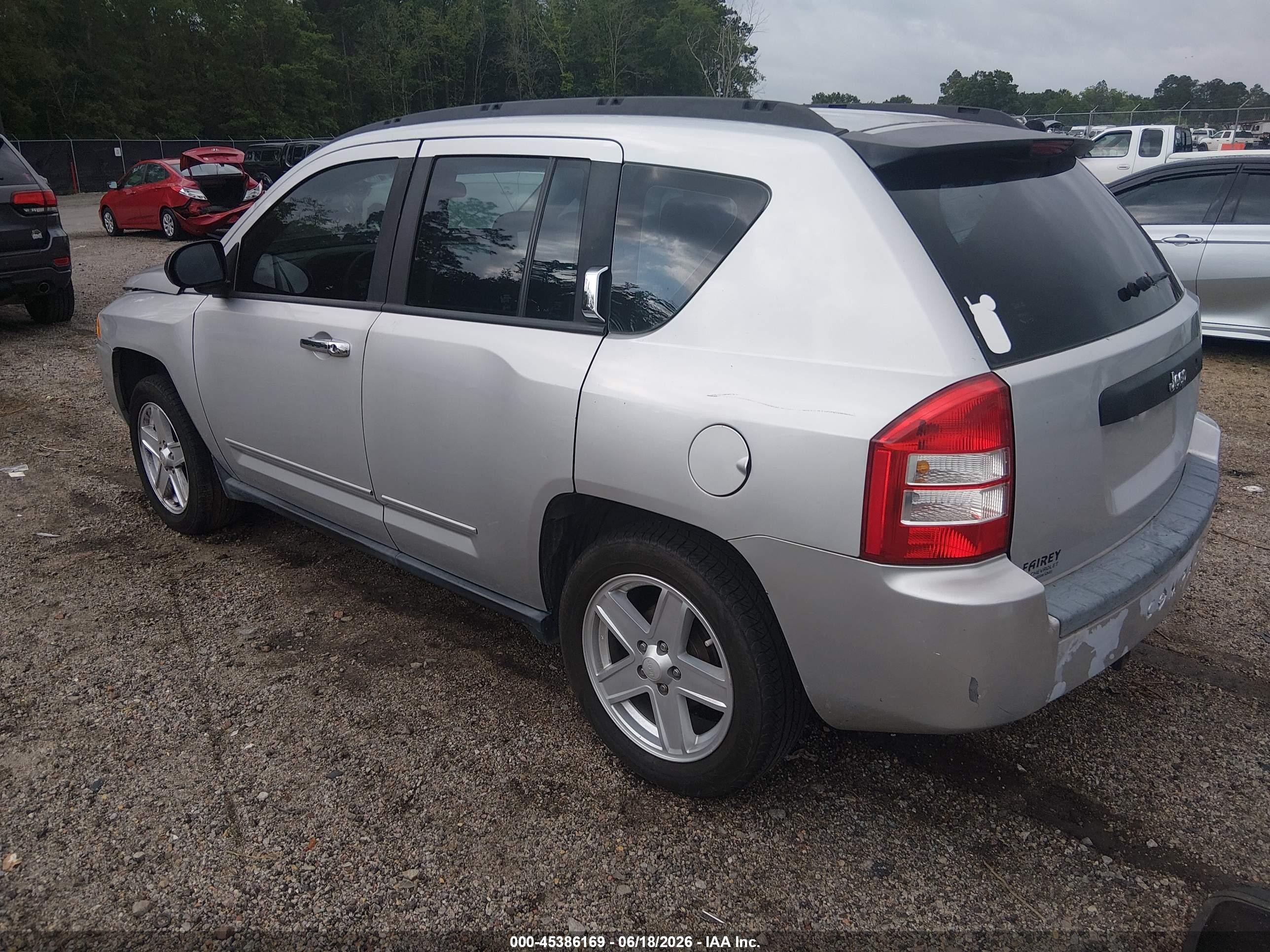 2009 Jeep Compass Sport Gray vin: 1J4FT47B09D134099