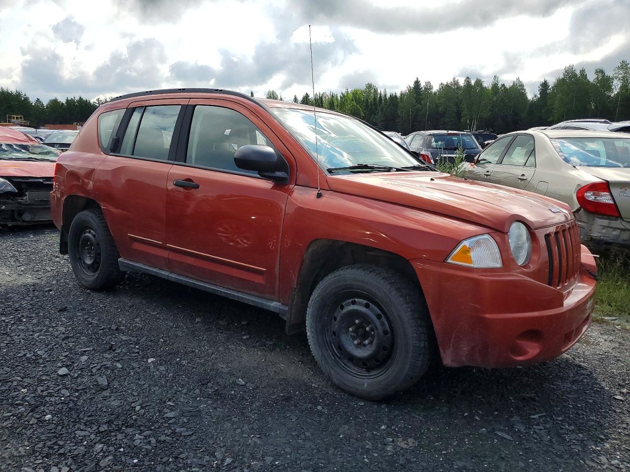 2009 Jeep Compass Sport Orange vin: 1J4FT47B19D195865