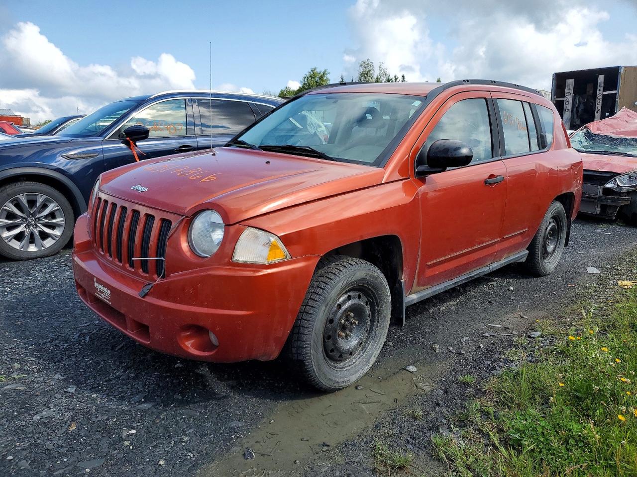 2009 Jeep Compass Sport Orange vin: 1J4FT47B19D195865