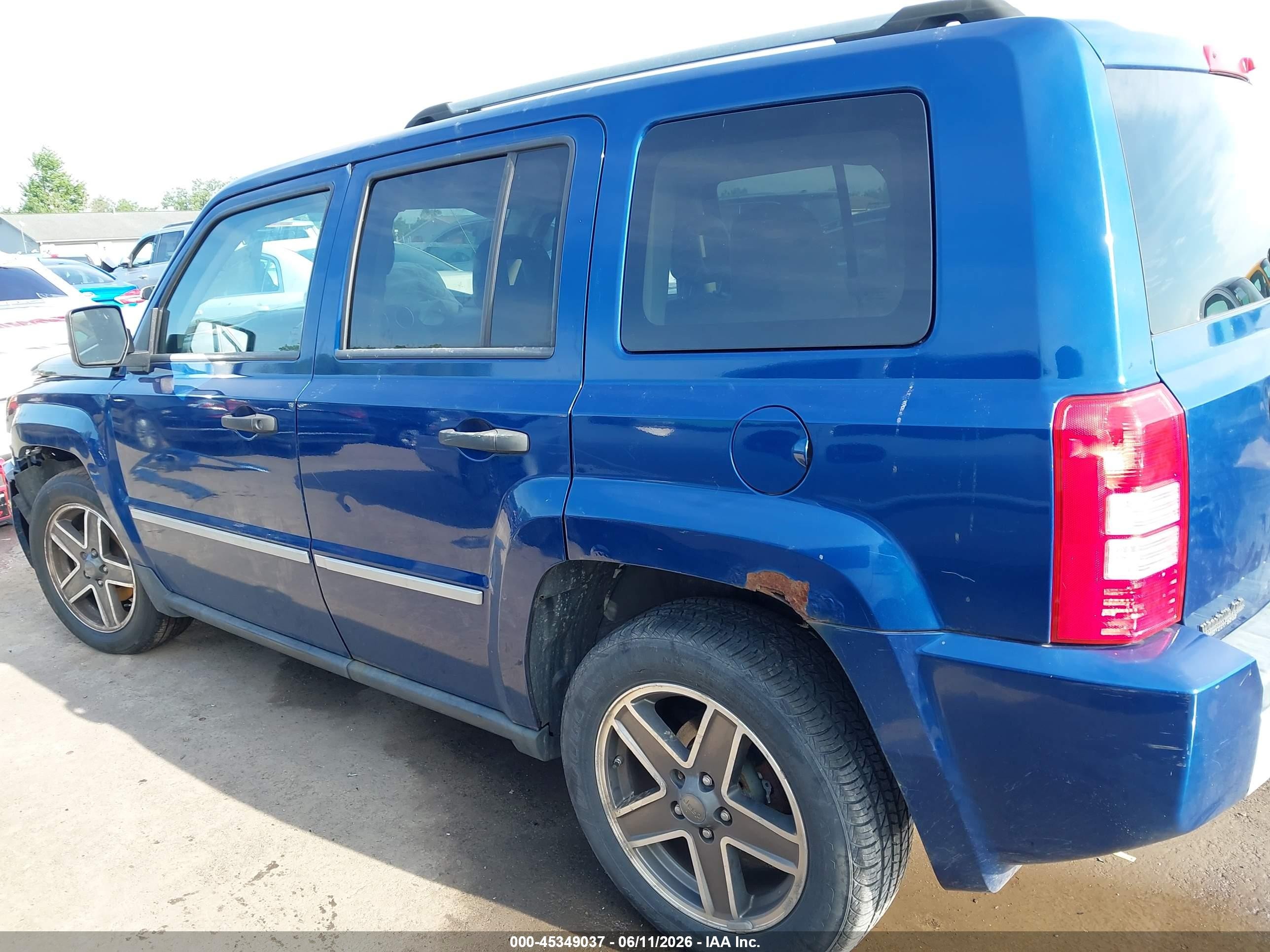 2009 Jeep Patriot Limited Blue vin: 1J4FT48B29D243758