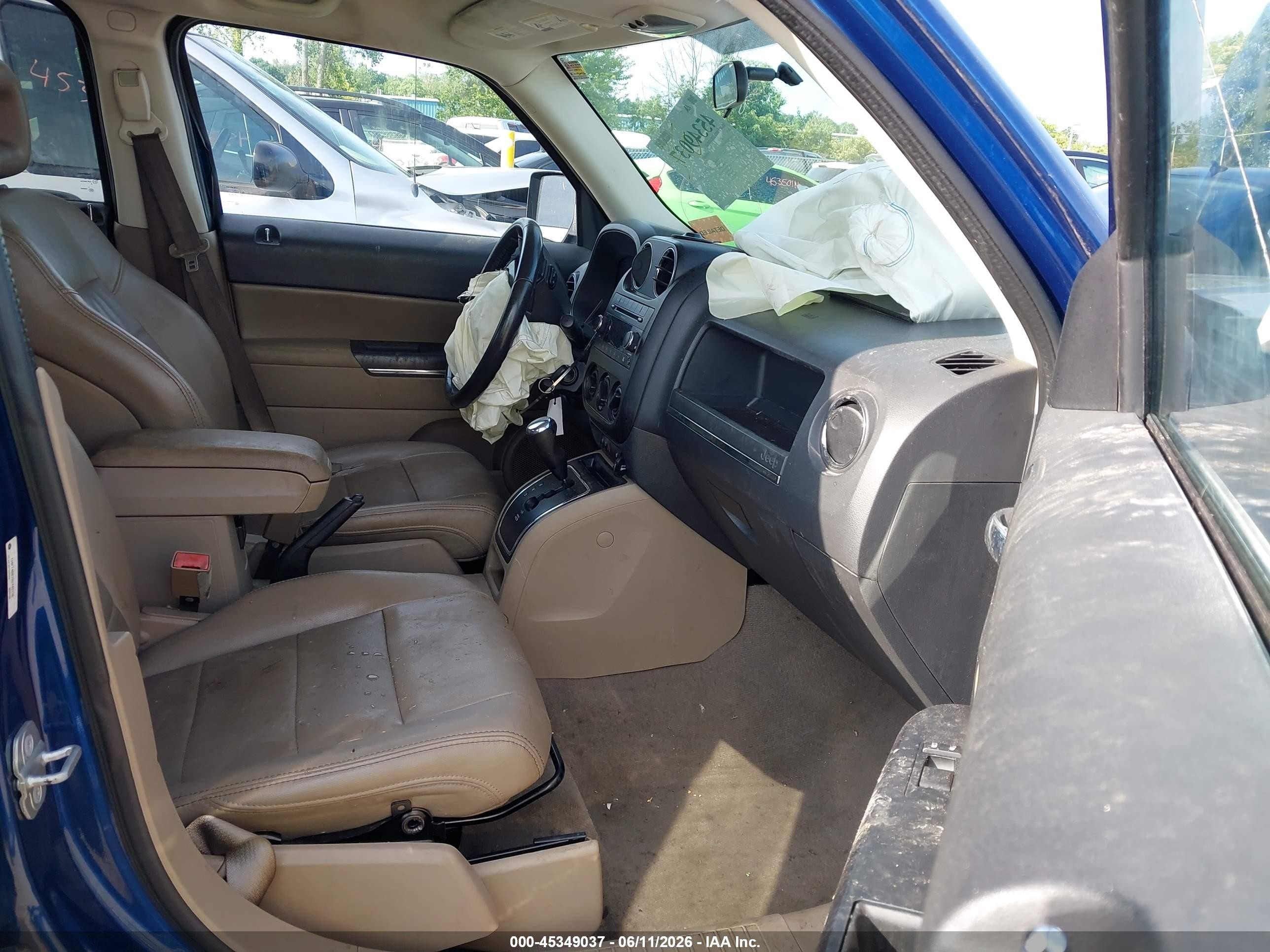 2009 Jeep Patriot Limited Blue vin: 1J4FT48B29D243758