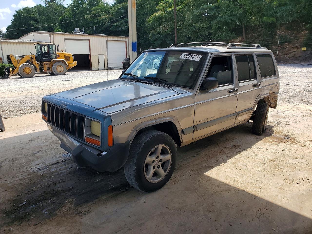 2001 Jeep Cherokee Sport Gray vin: 1J4FT48S01L549688