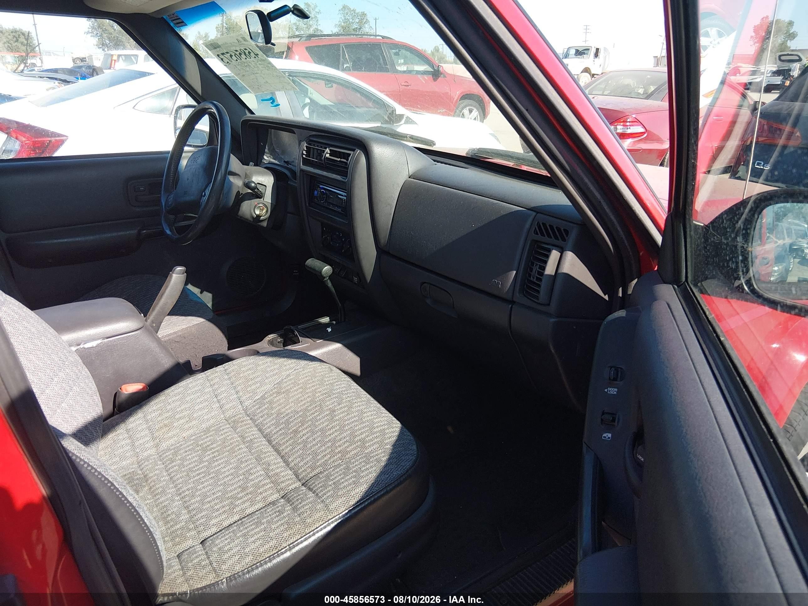2001 Jeep Cherokee Sport Red vin: 1J4FT48S01L593352