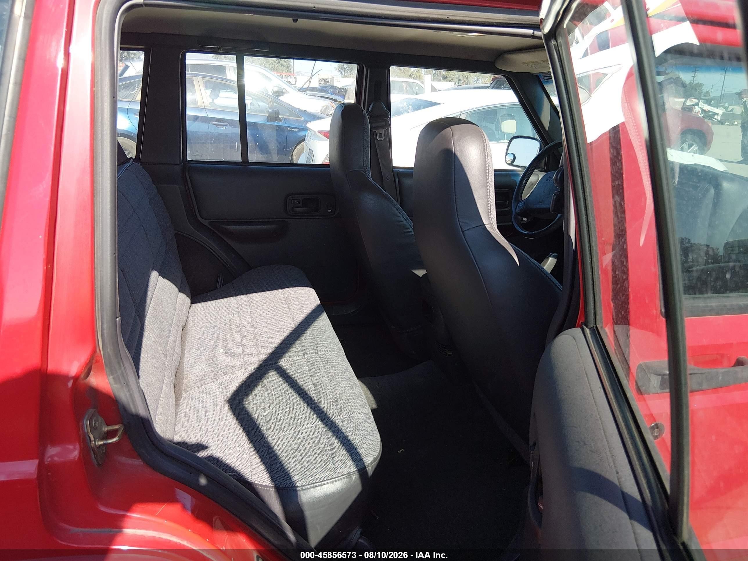 2001 Jeep Cherokee Sport Red vin: 1J4FT48S01L593352