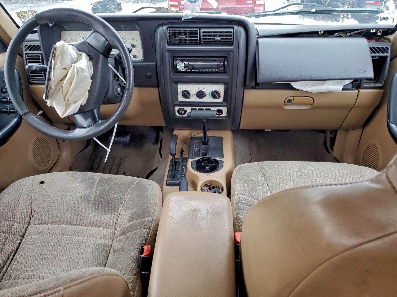 2001 Jeep Cherokee Sport White vin: 1J4FT48S11L548565