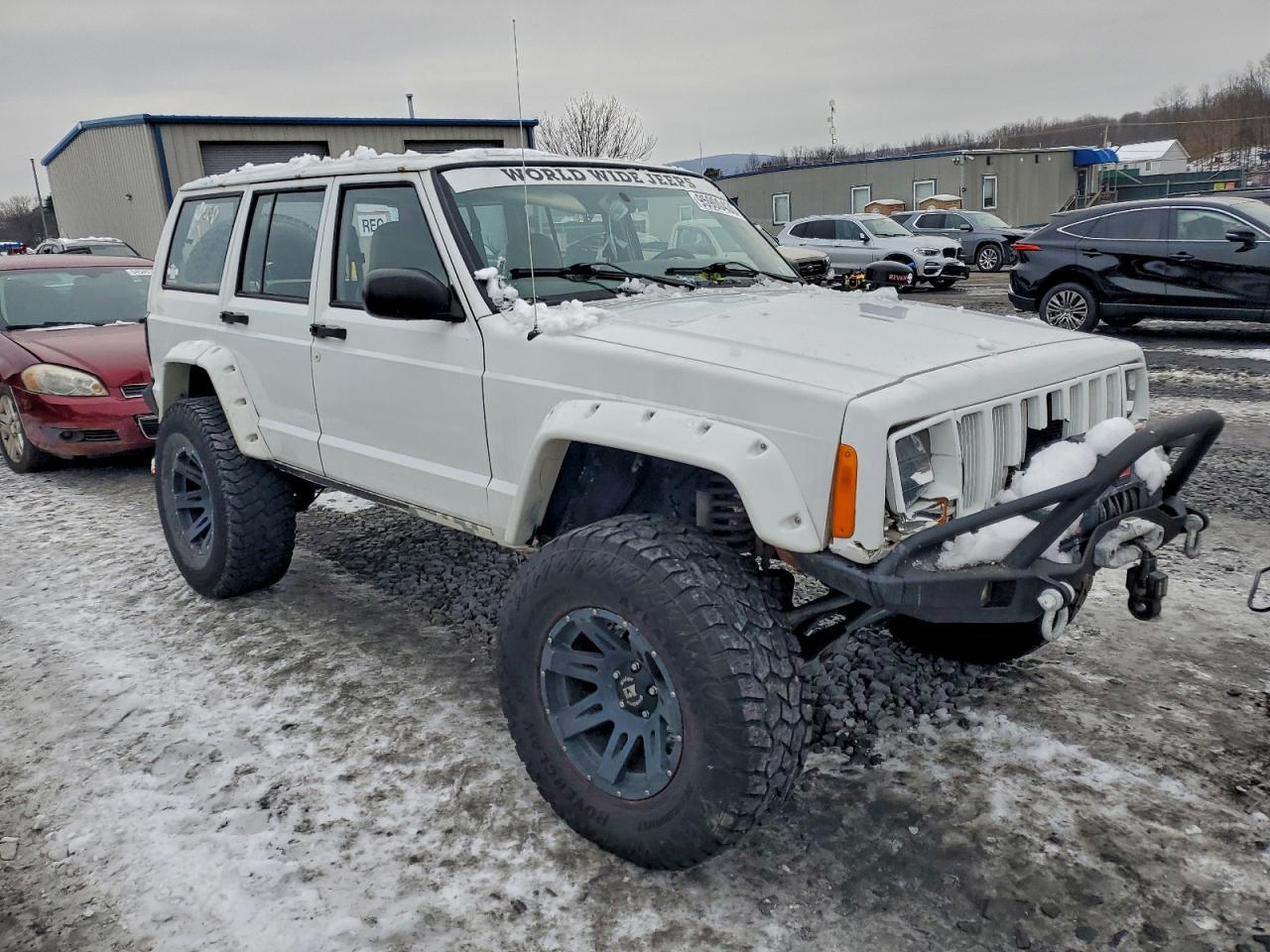 2001 Jeep Cherokee Sport White vin: 1J4FT48S11L548565