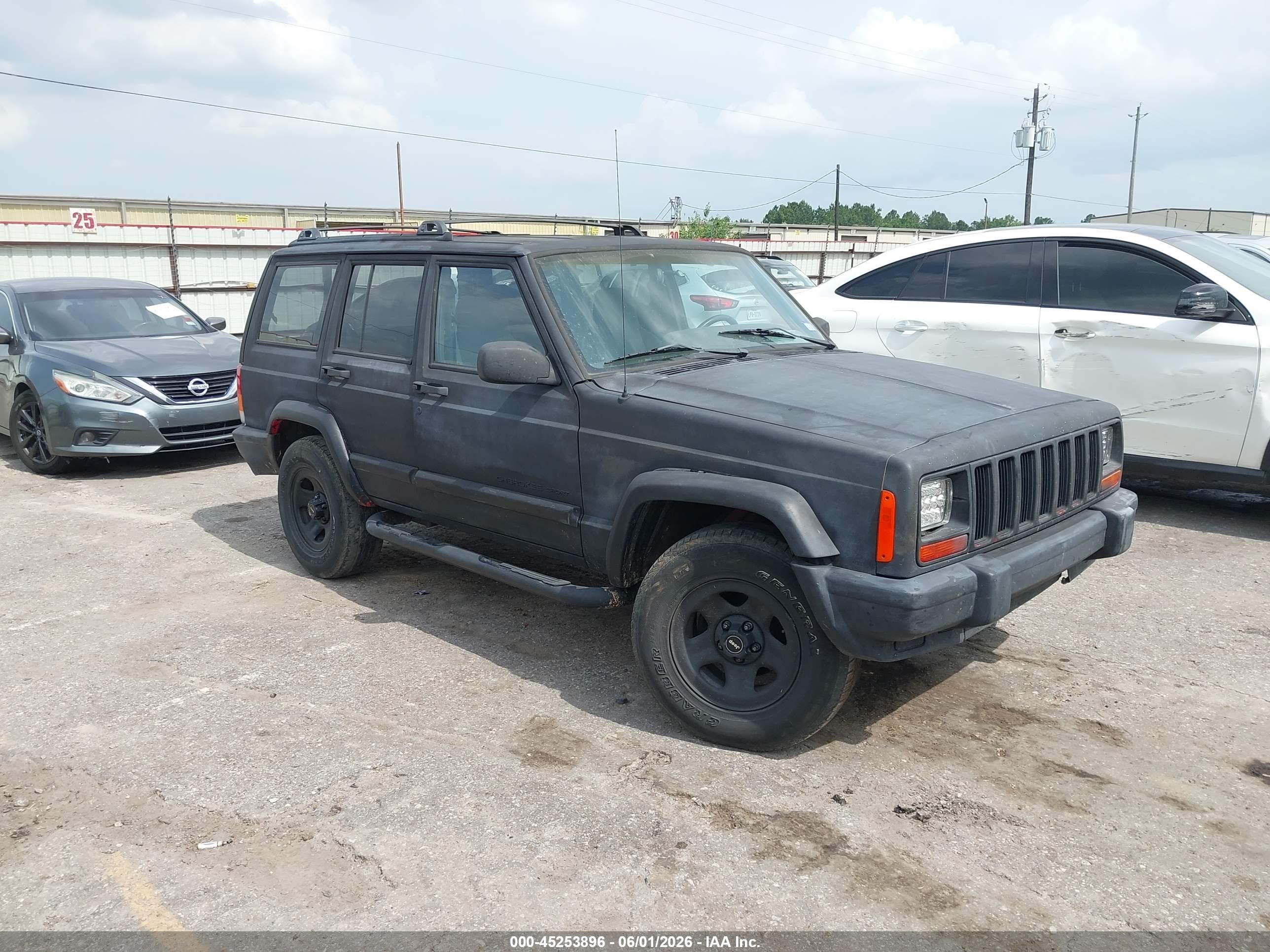 2001 Jeep Cherokee Sport Серый vin: 1J4FT48S21L559736