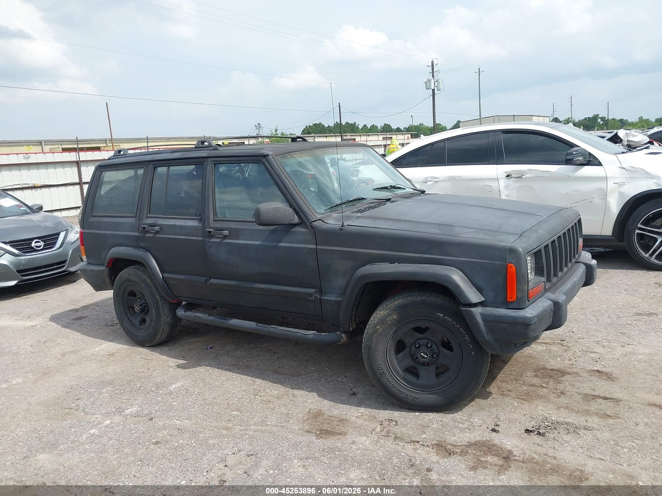 2001 Jeep Cherokee Sport Серый vin: 1J4FT48S21L559736