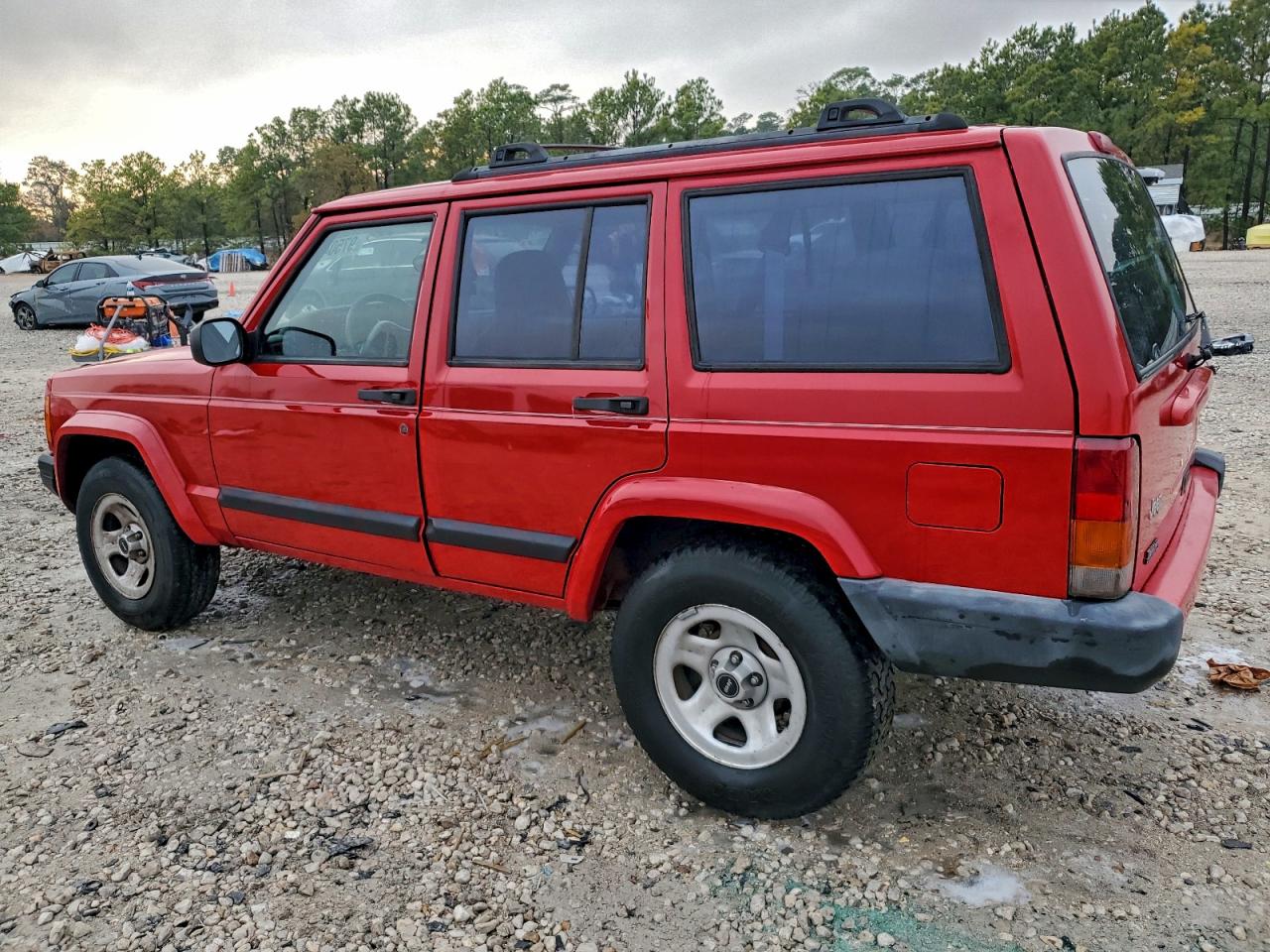 2001 Jeep Cherokee Sport Красный vin: 1J4FT48S21L581249