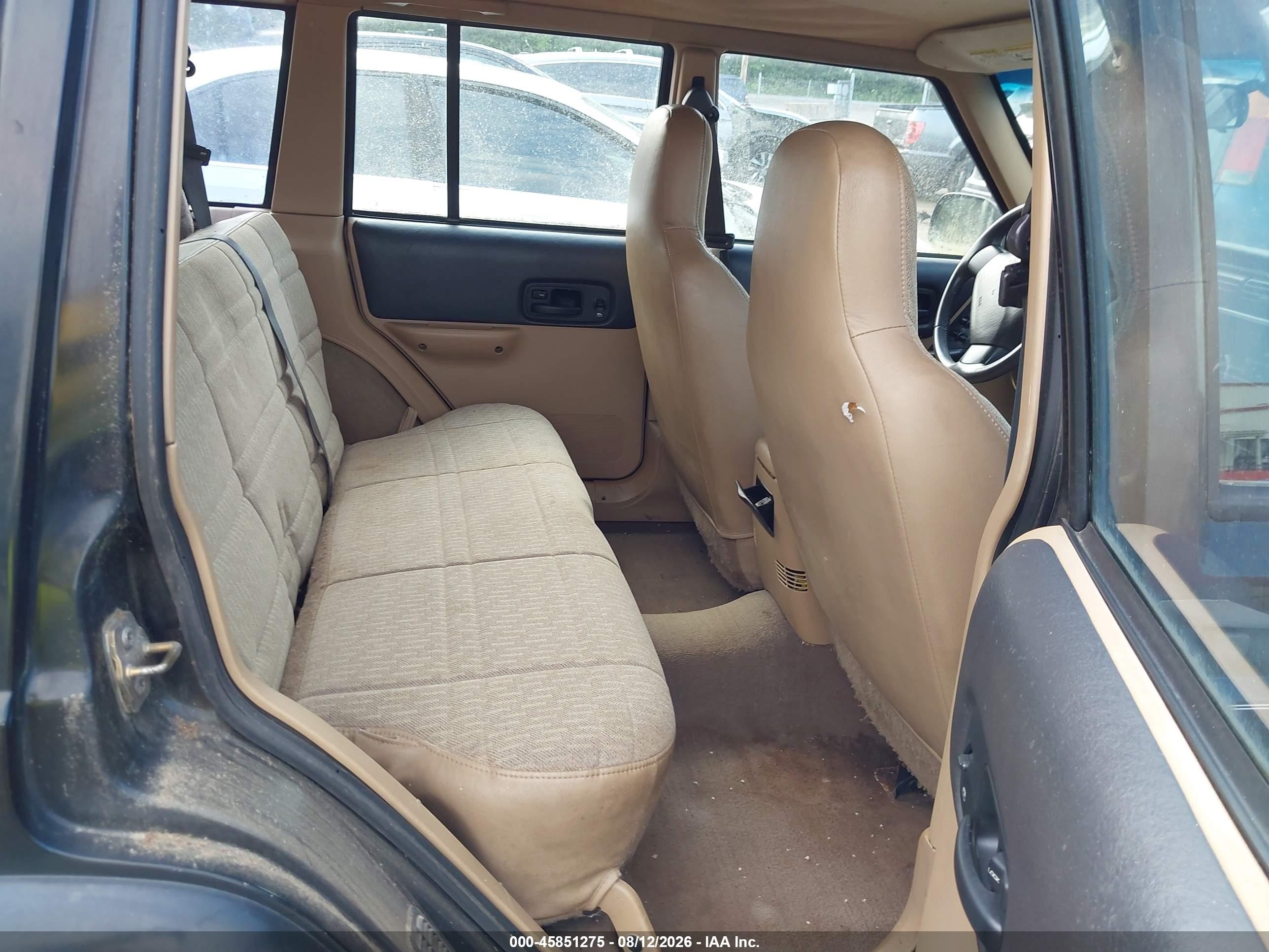 2001 Jeep Cherokee Sport Черный vin: 1J4FT48S41L562718