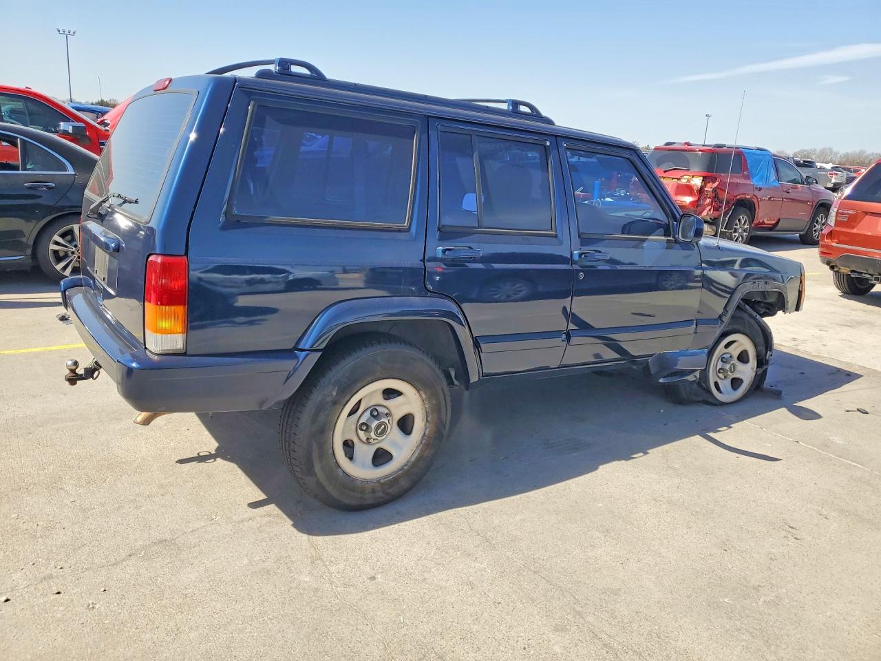2001 Jeep Cherokee Sport Blue vin: 1J4FT48S41L588073