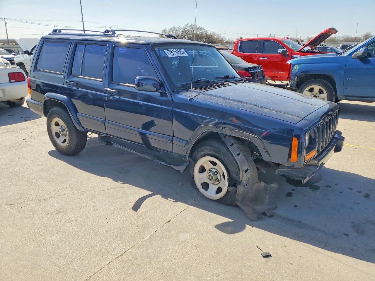 2001 Jeep Cherokee Sport Blue vin: 1J4FT48S41L588073