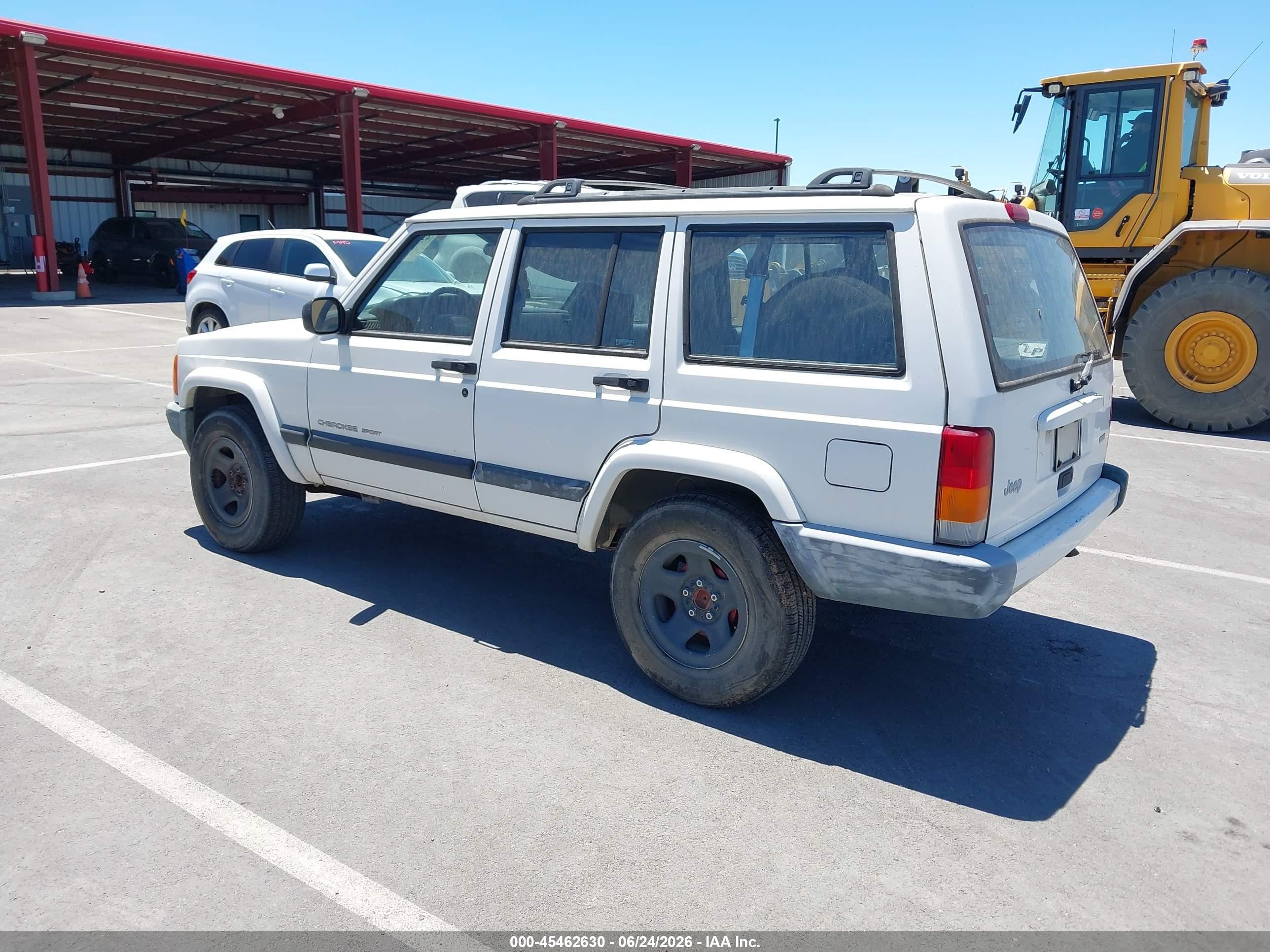 2001 Jeep Cherokee Sport White vin: 1J4FT48S61L550246