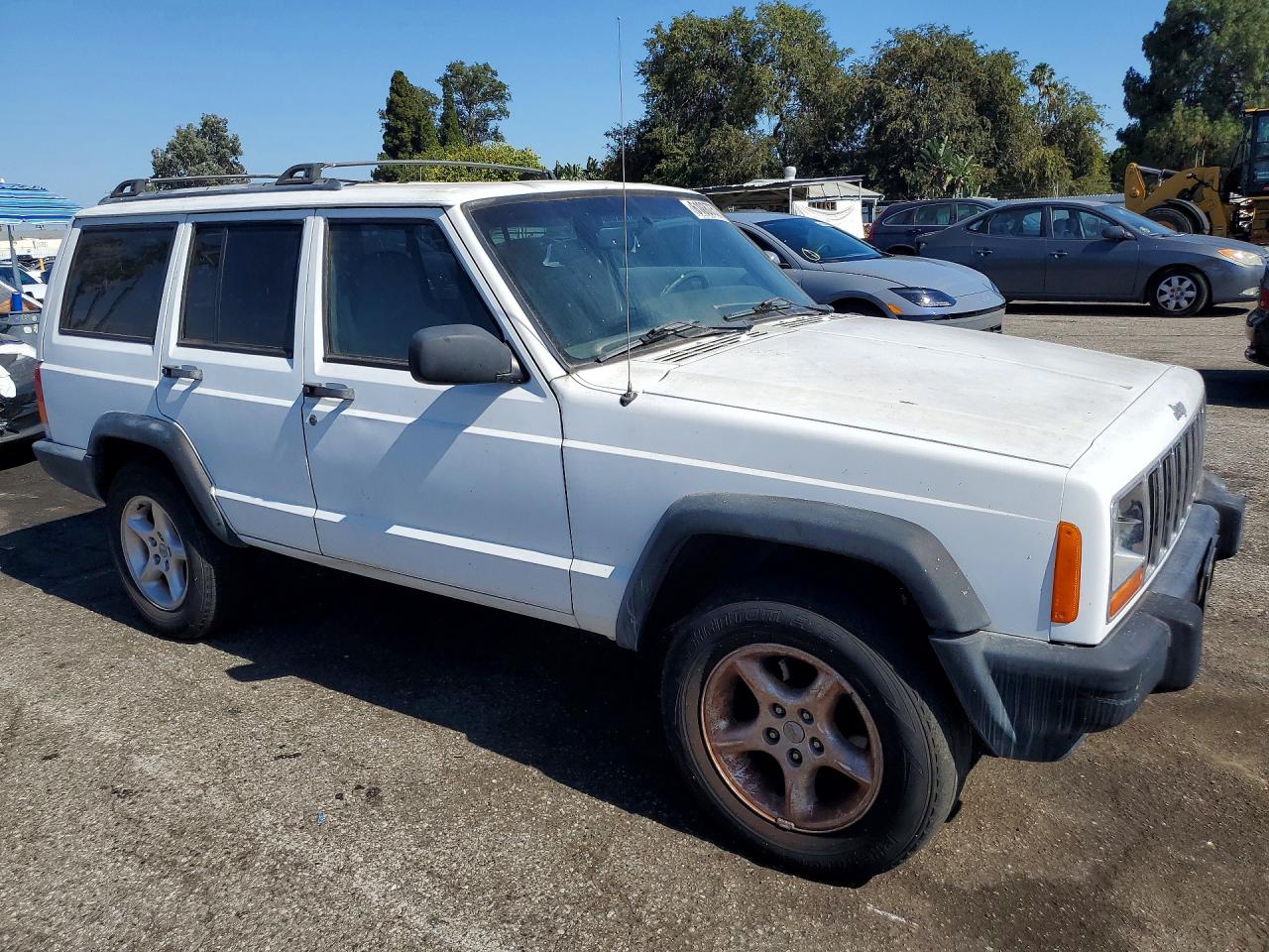 2000 Jeep Cherokee Sport White vin: 1J4FT48S6YL202571