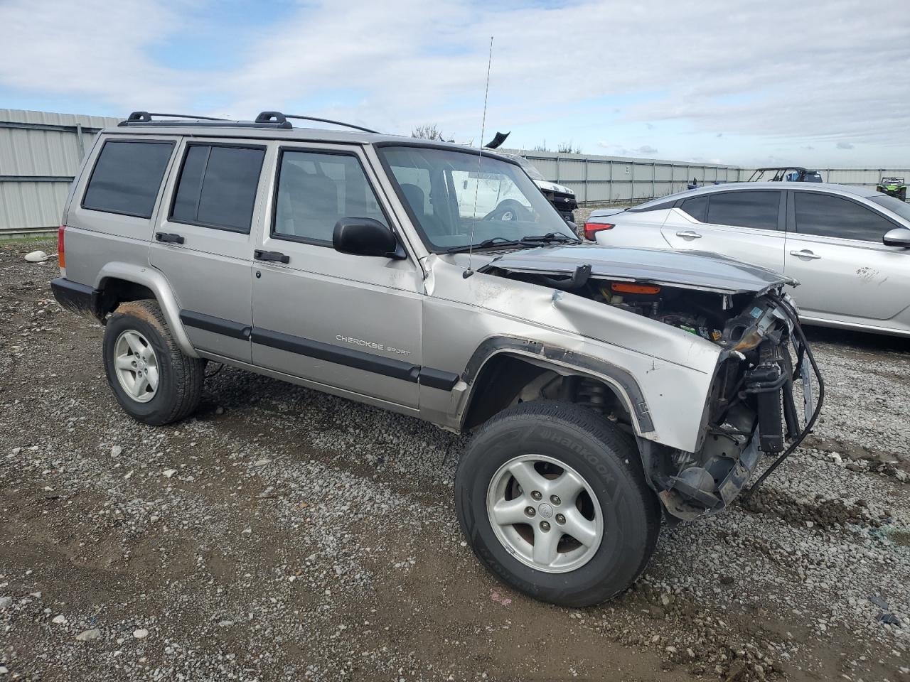 2000 Jeep Cherokee Sport Gray vin: 1J4FT48S7YL181665