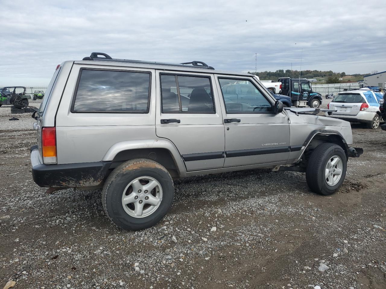2000 Jeep Cherokee Sport Gray vin: 1J4FT48S7YL181665