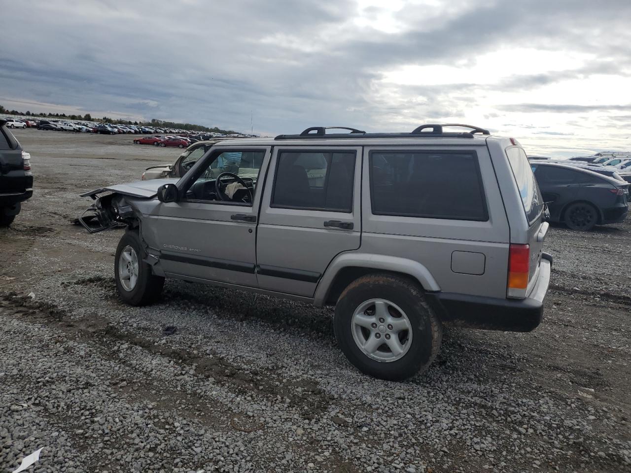 2000 Jeep Cherokee Sport Gray vin: 1J4FT48S7YL181665