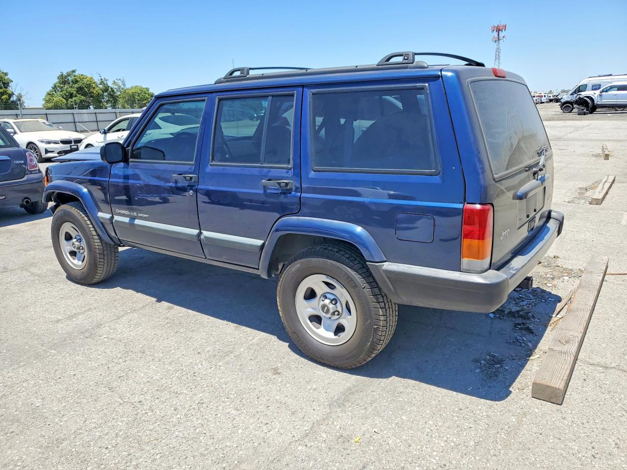 2000 Jeep Cherokee Sport Blue vin: 1J4FT48S7YL254436