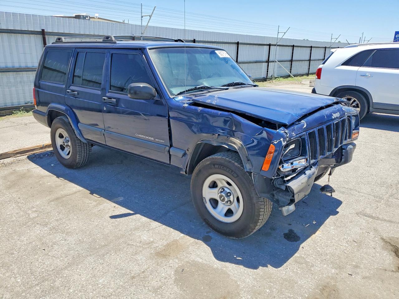 2000 Jeep Cherokee Sport Blue vin: 1J4FT48S7YL254436