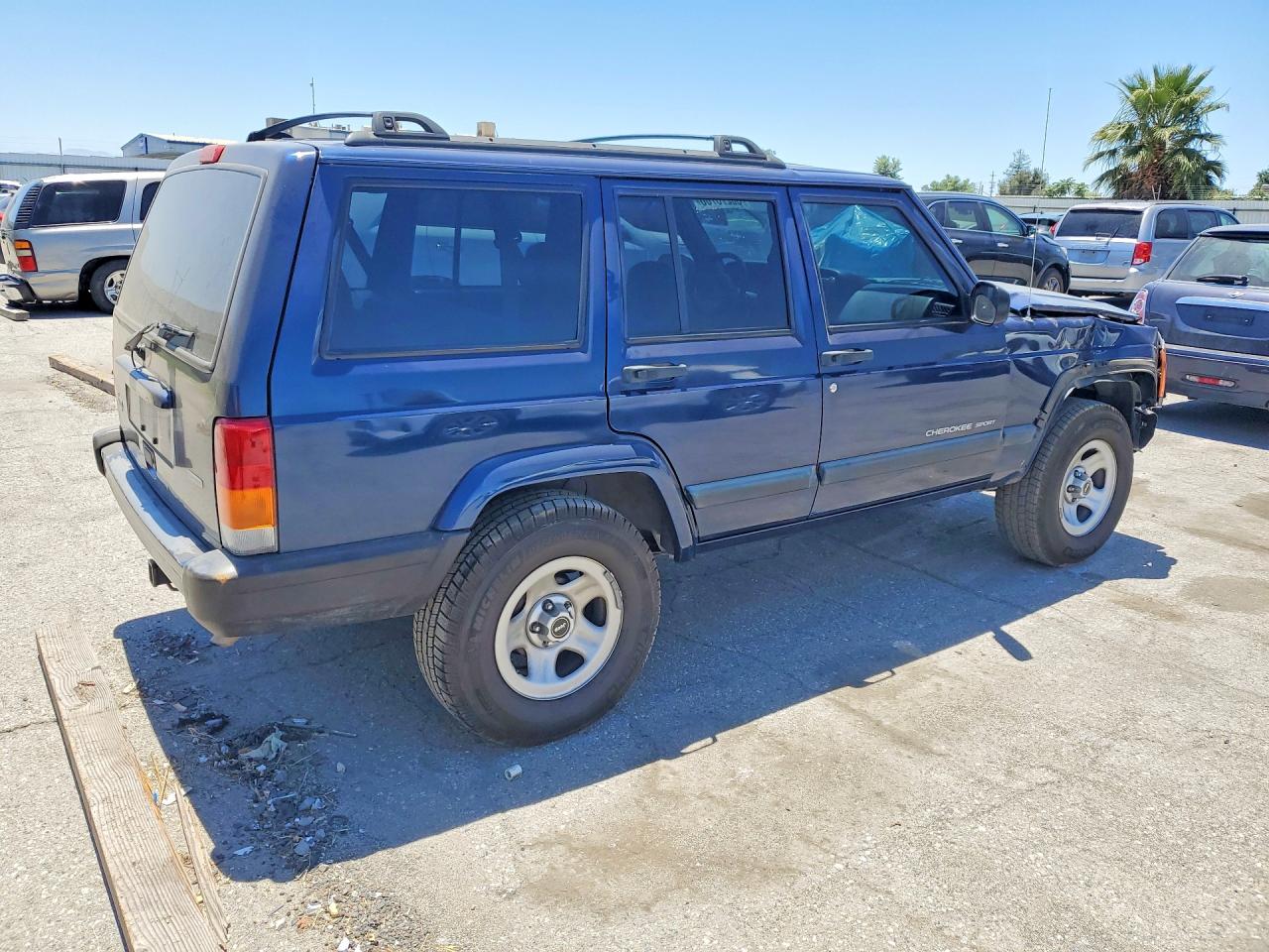 2000 Jeep Cherokee Sport Blue vin: 1J4FT48S7YL254436