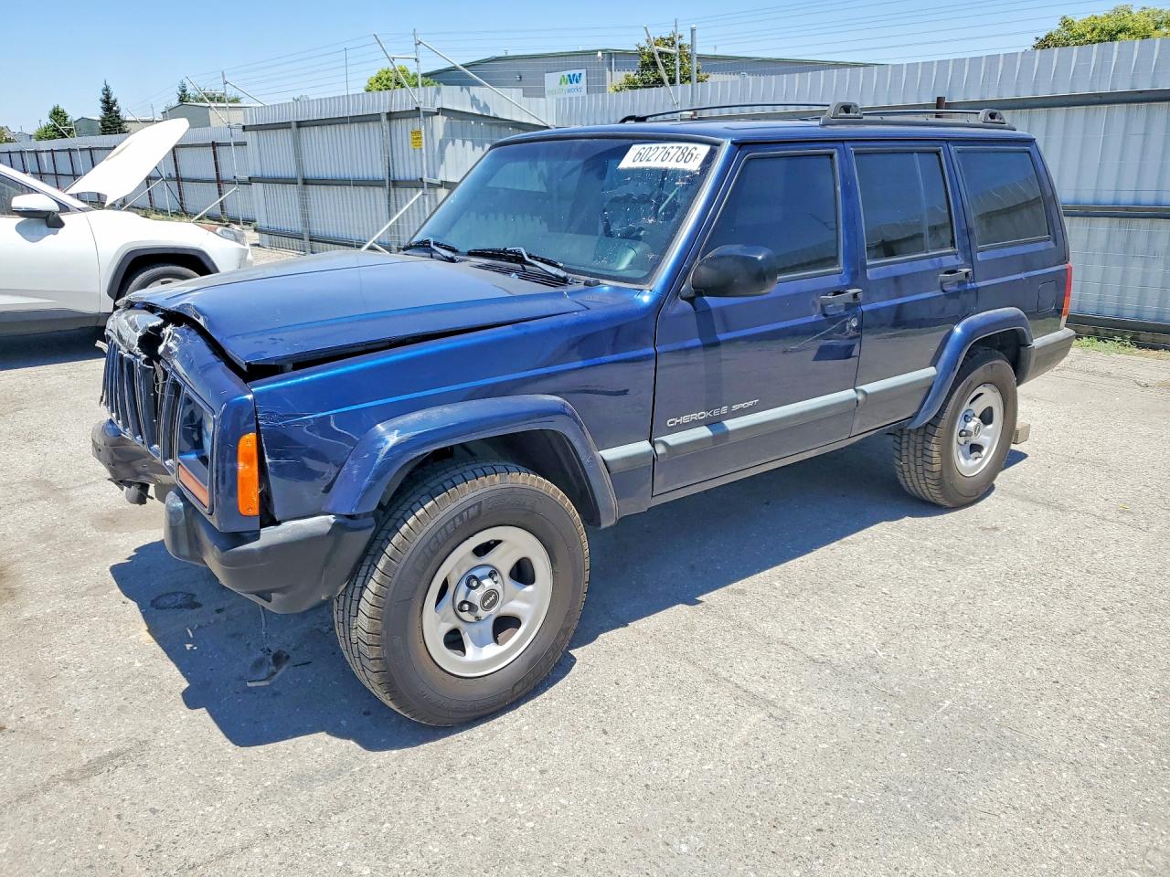 2000 Jeep Cherokee Sport Blue vin: 1J4FT48S7YL254436