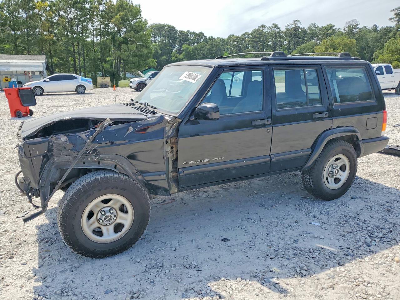 2000 Jeep Cherokee Sport Gray vin: 1J4FT48S8YL114878