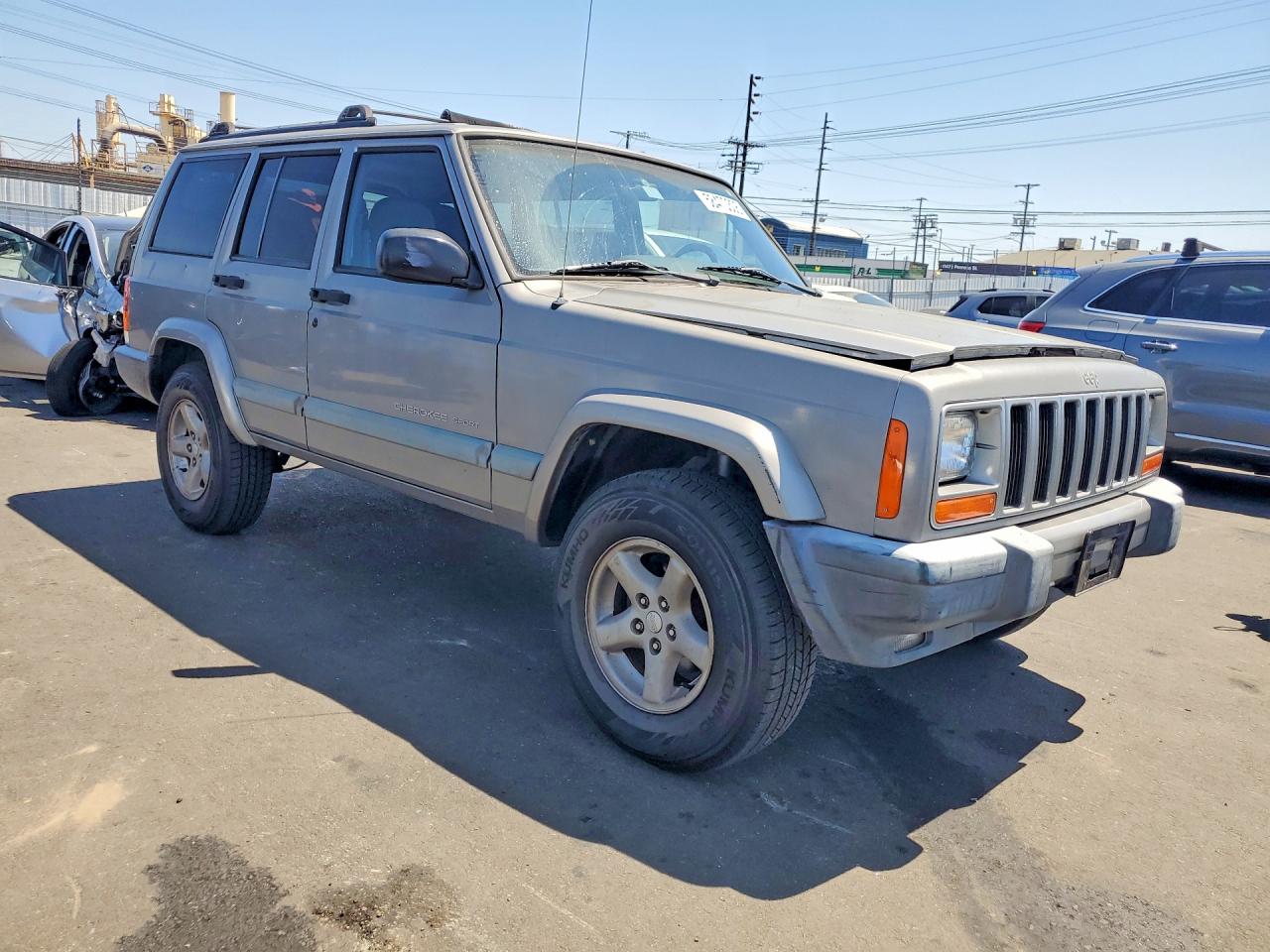 2001 Jeep Cherokee Sport Gray vin: 1J4FT48SX1L506704