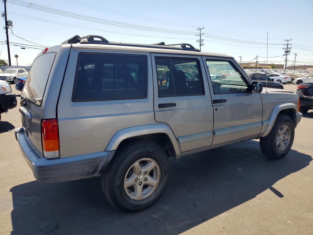2001 Jeep Cherokee Sport Gray vin: 1J4FT48SX1L506704