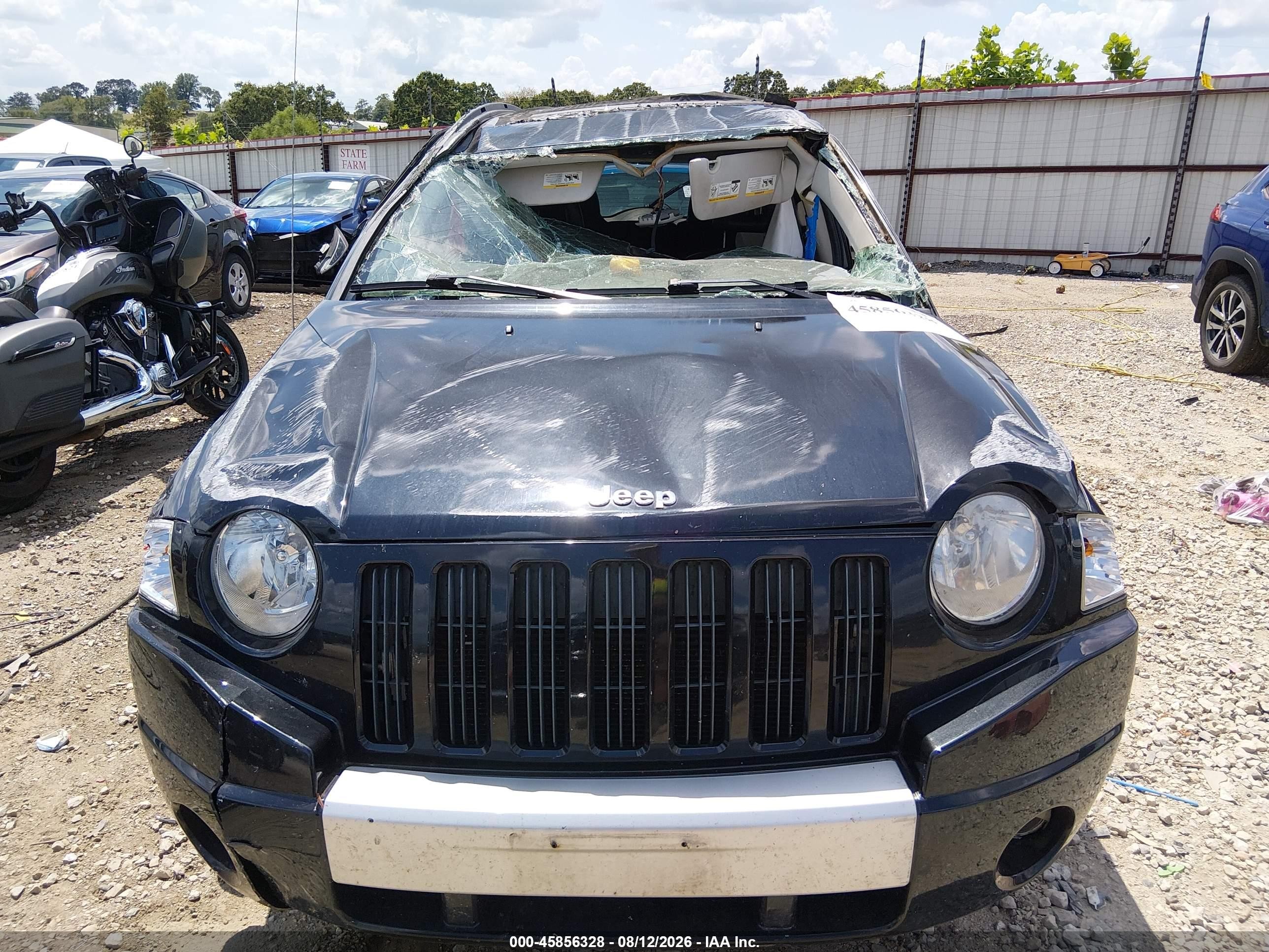 2009 Jeep Compass Limited Black vin: 1J4FT57B69D121718